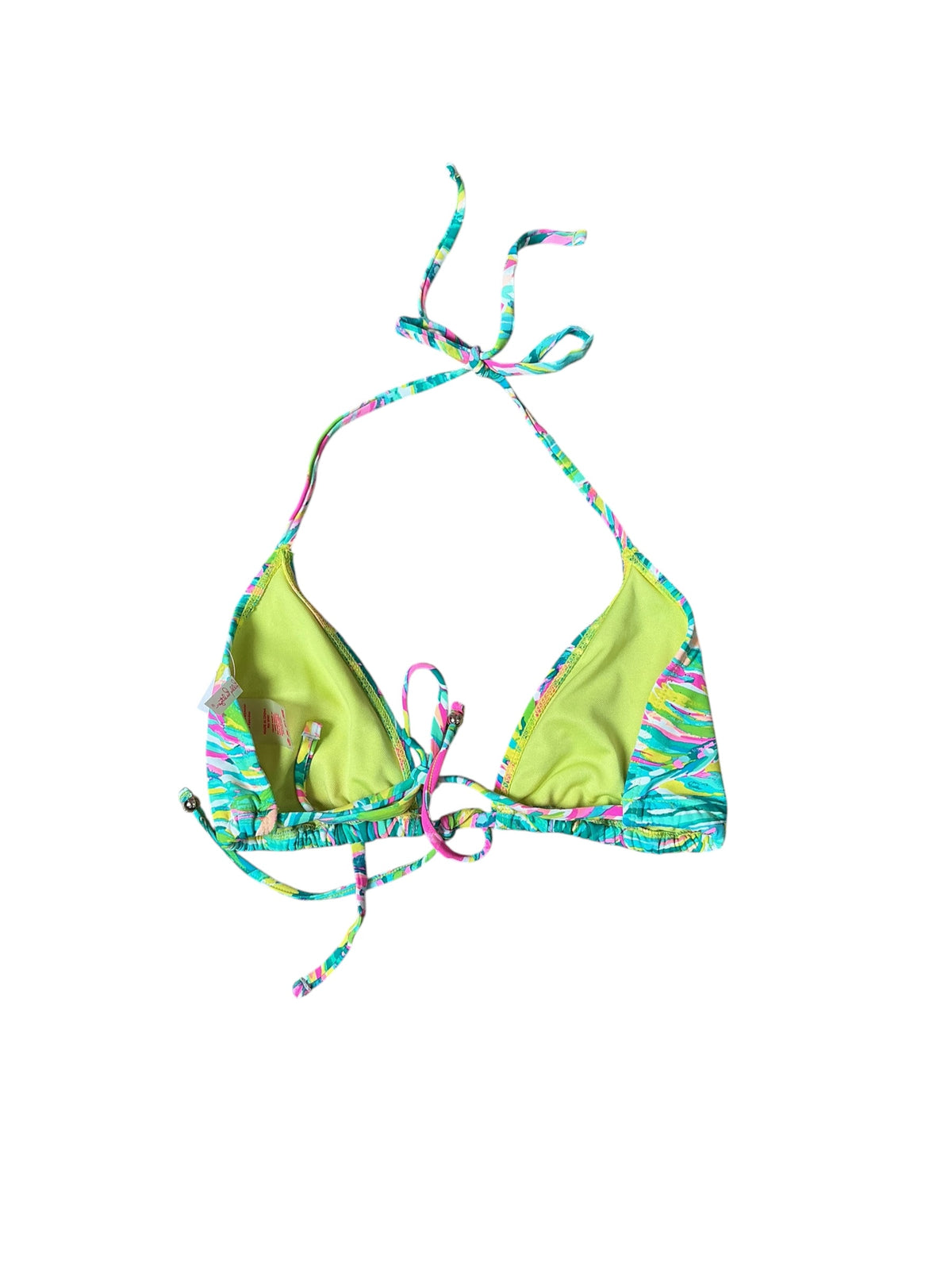 Lilly Pulitzer Tropic String Bikini Top Shady Lady Swim - Size 10