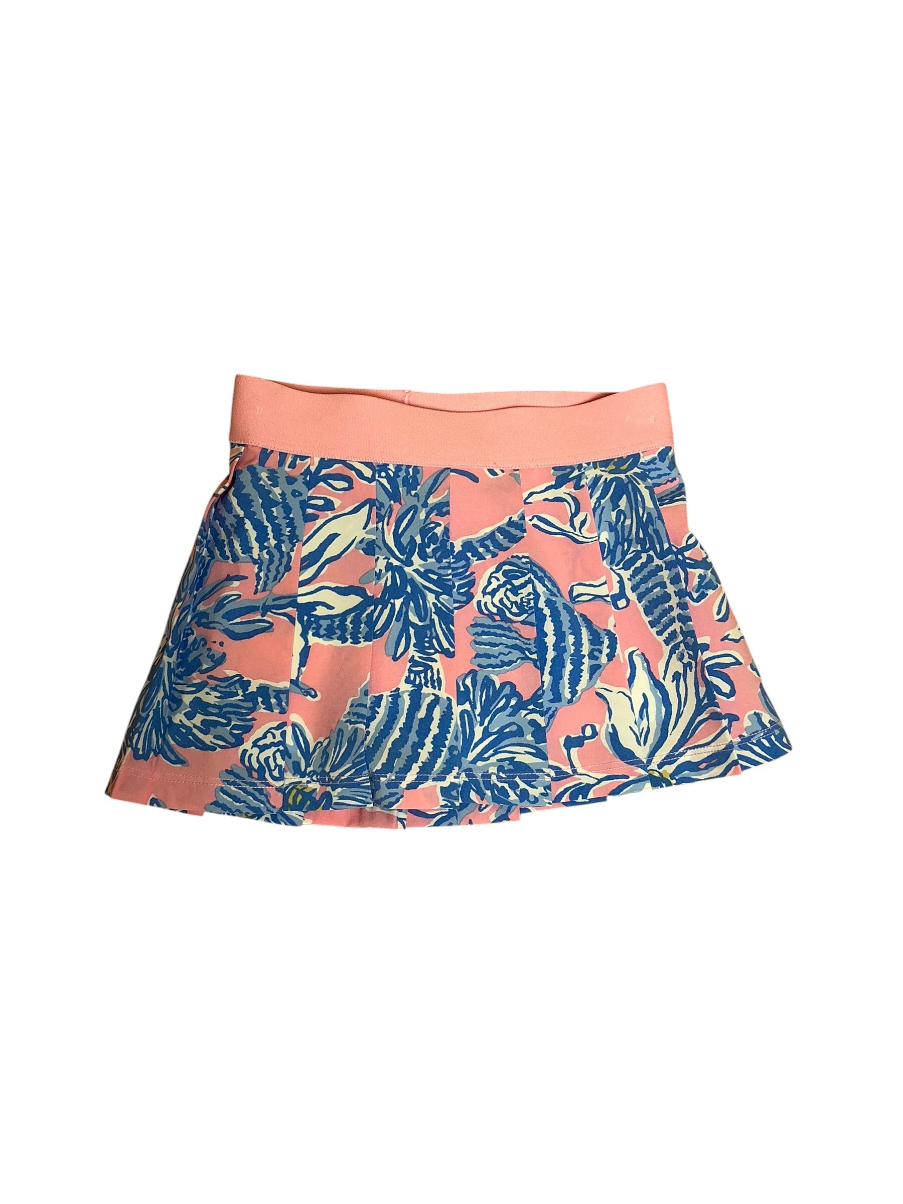 Lilly Pulitzer NWT Girls Sylvana Skort Conch Shell Pink Up Scale - Size XS
