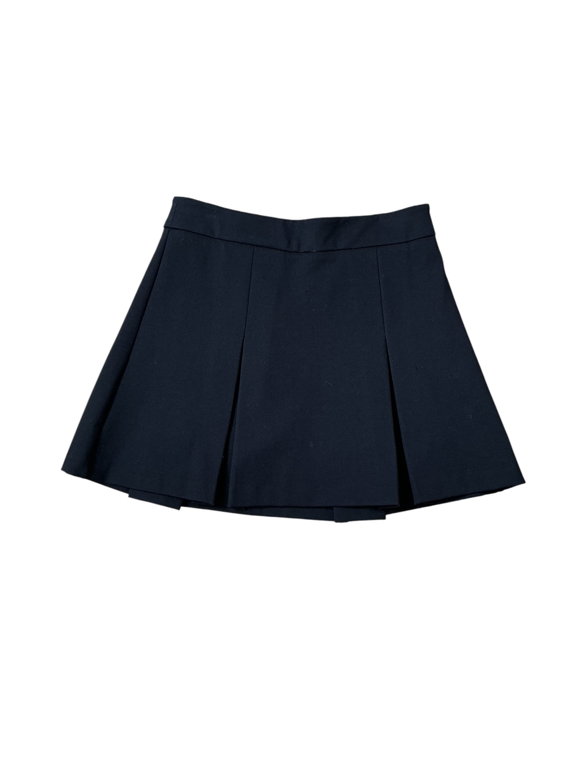 Lilly Pulitzer Jayci Denim High Rise Pleated A-Line Mini Skirt Dark Wash - Size 4