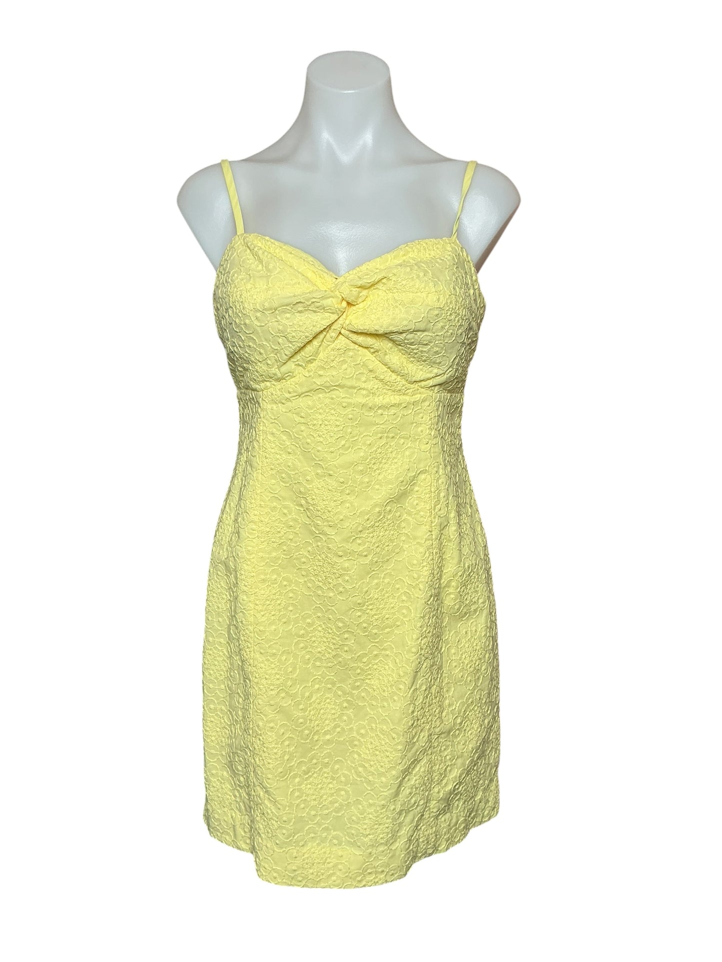 Lilly Pulitzer NWT Lilamae Dress - Limoncello Bubble Embroidery - Size 4