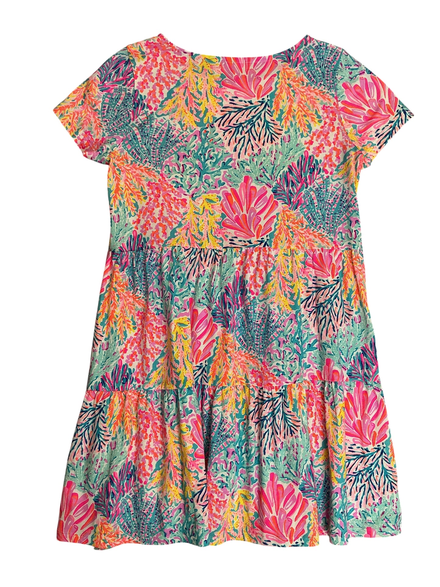 Lilly Pulitzer Kids Girls Geanna Dress Splashdance Multi - Size L 8-10