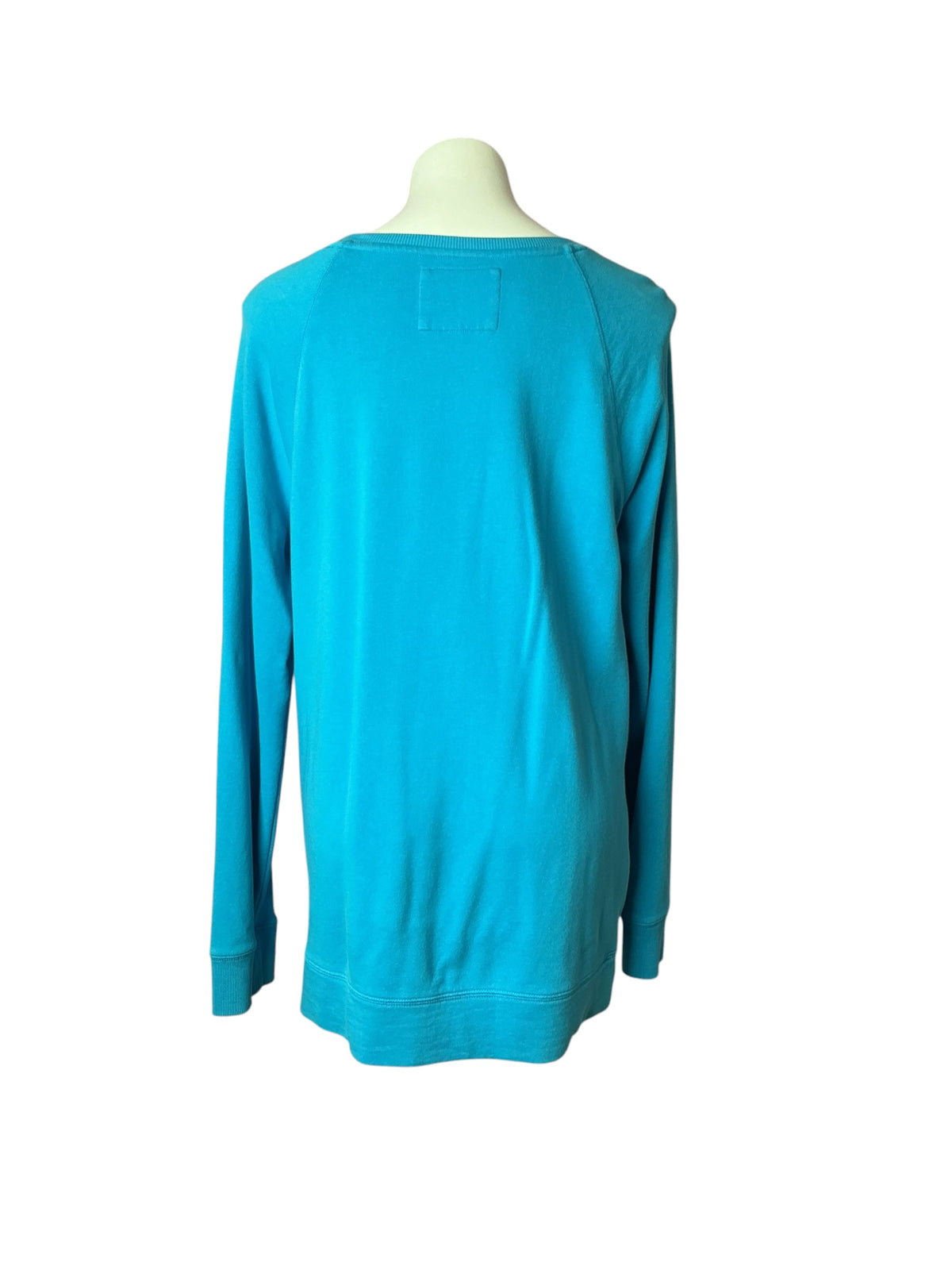 Lilly Pulitzer Luxletic Beach Comber Pullover Top Formentera Turquoise - Size XL