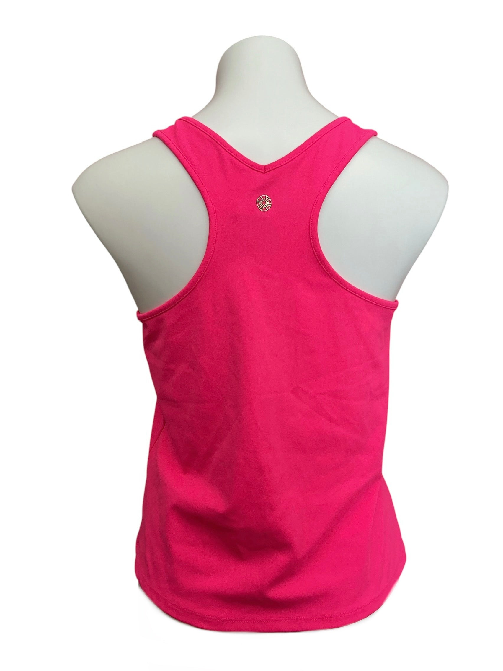 Lilly Pulitzer Claralee Scallop Bra Tank Top Pink Grenadine - Size L