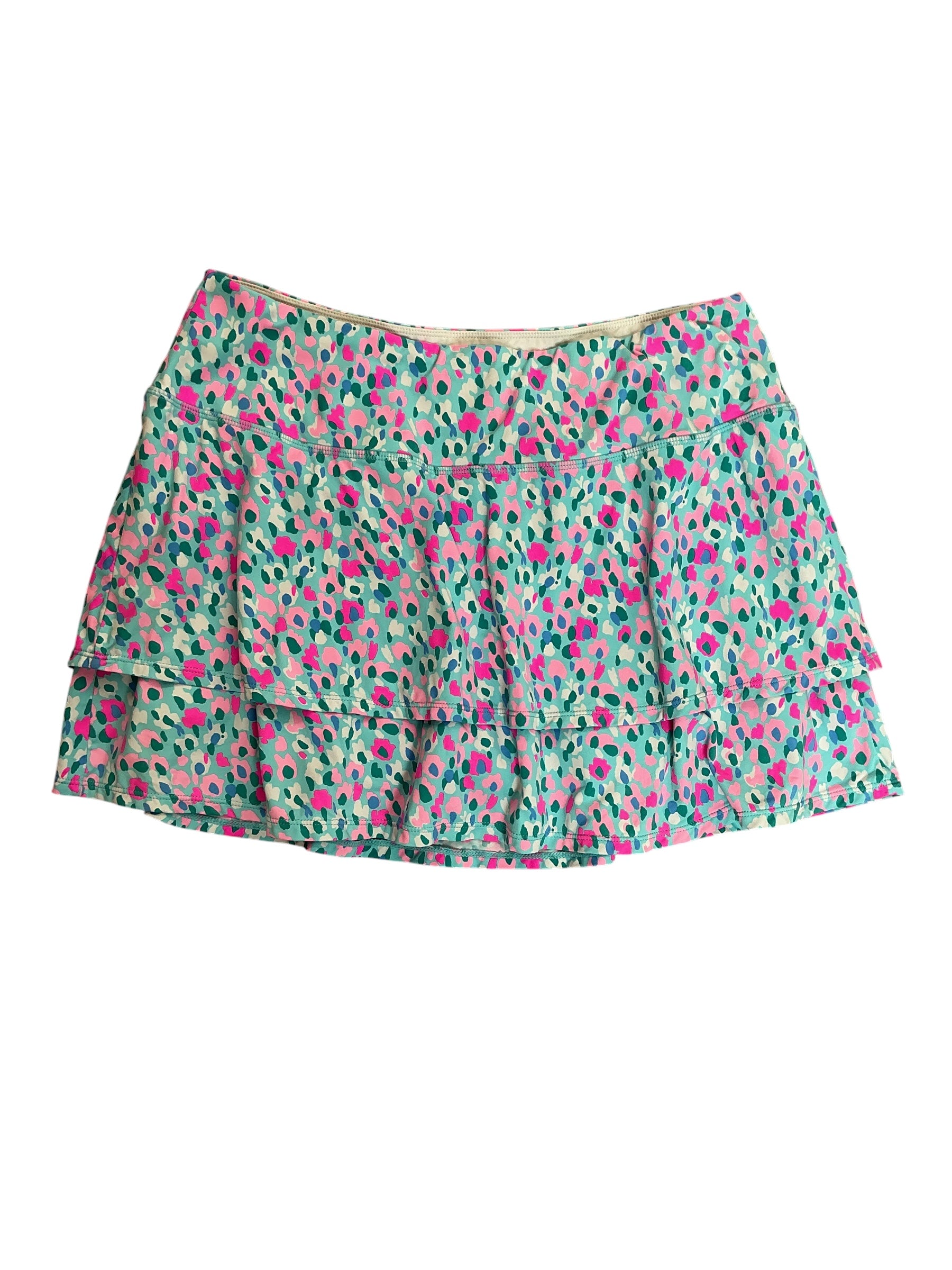 Lilly Pulitzer Luxletic Adlai Skort Multi Hottie Dottie - Size L