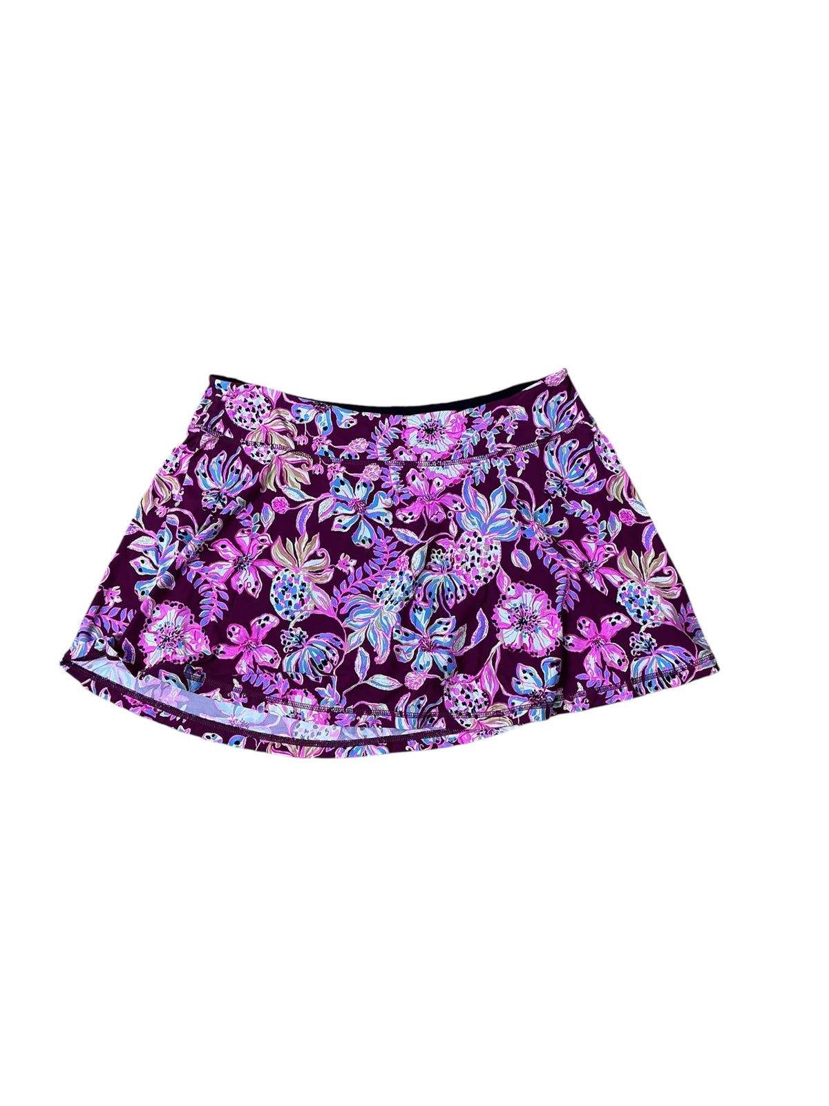 Lilly Pulitzer Luxletic Aila Skort Tropical With A Twist - Size L