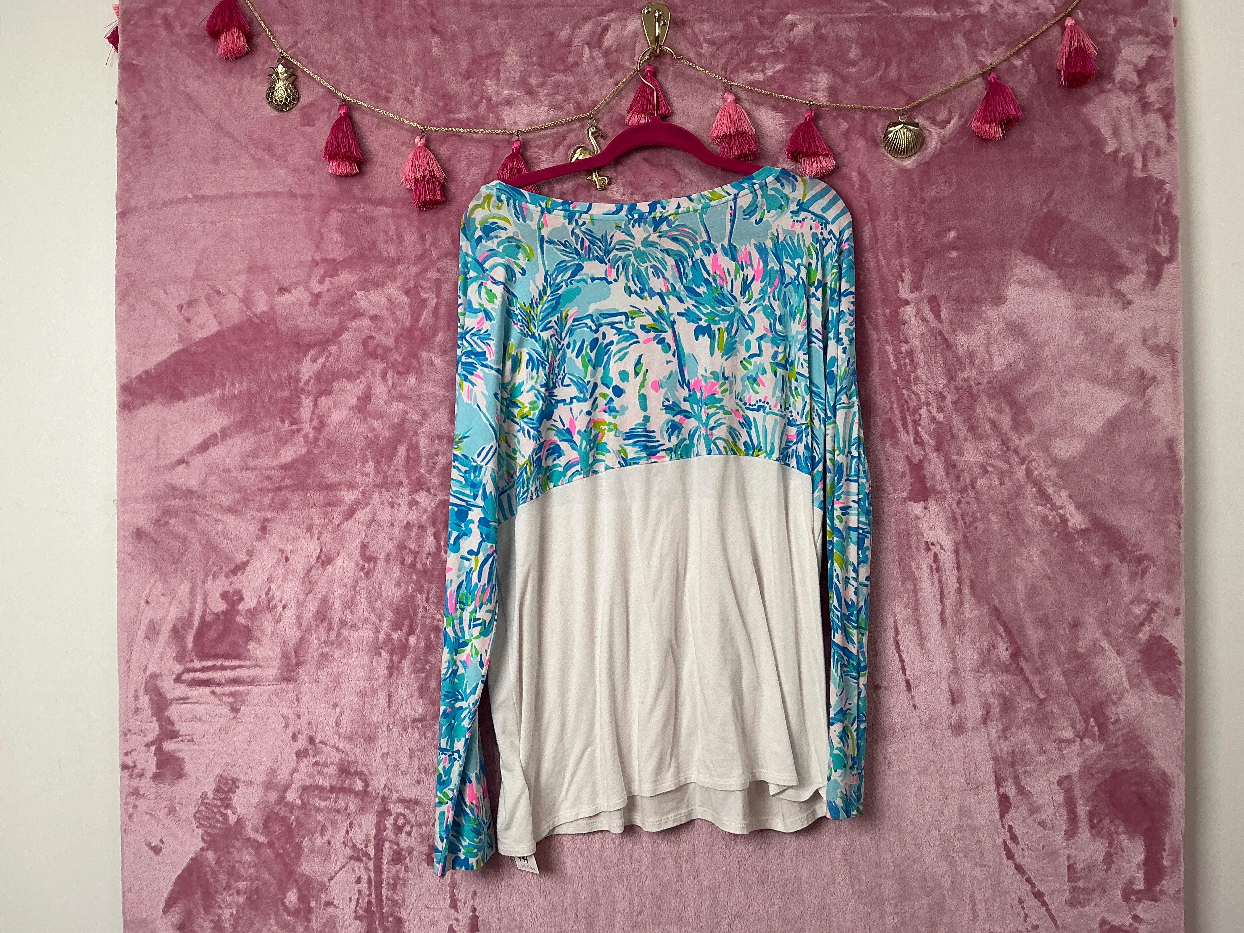 Lilly Pulitzer Long Sleeve Top - Size XL