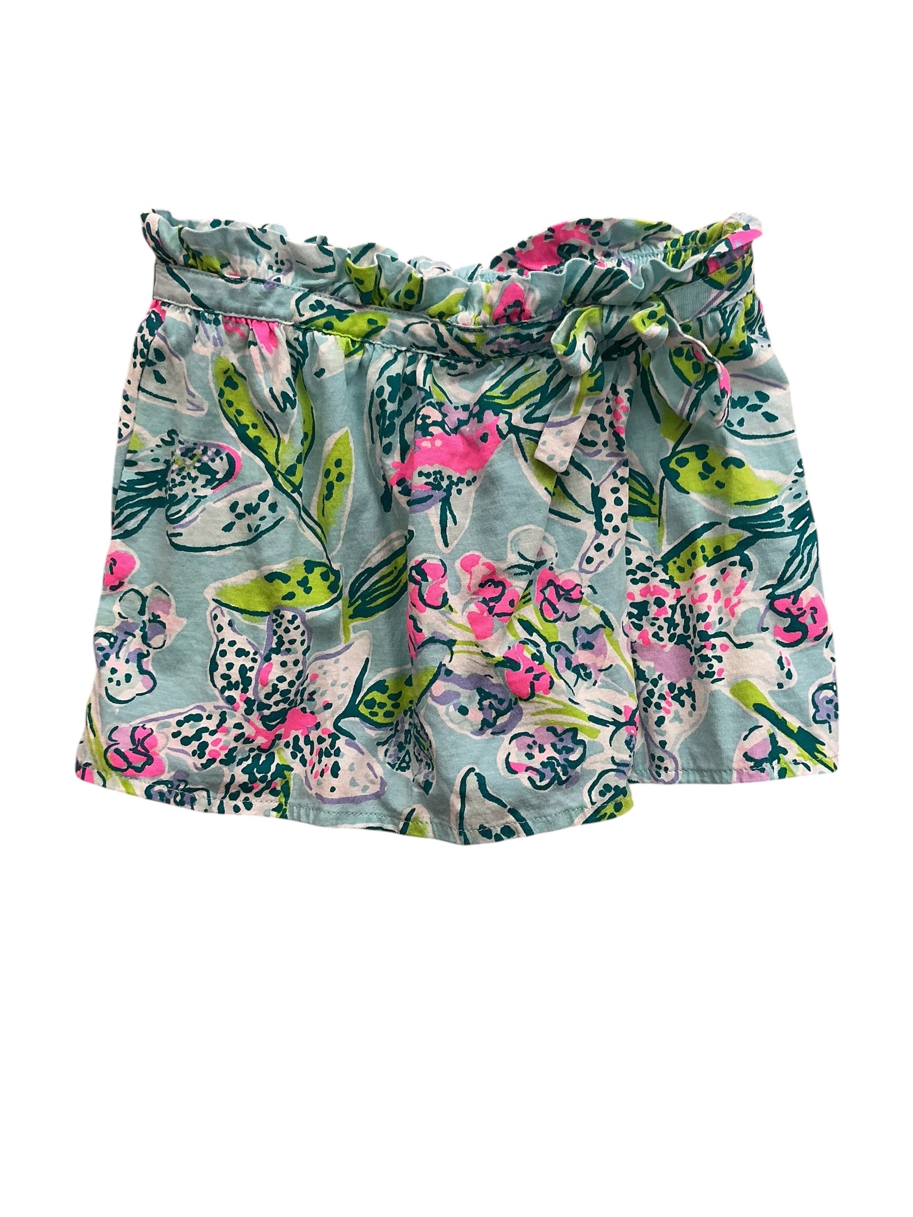 Lilly Pulitzer Kids Girls Karla Skort Bali Blue Sway This Way - Size S 4-5