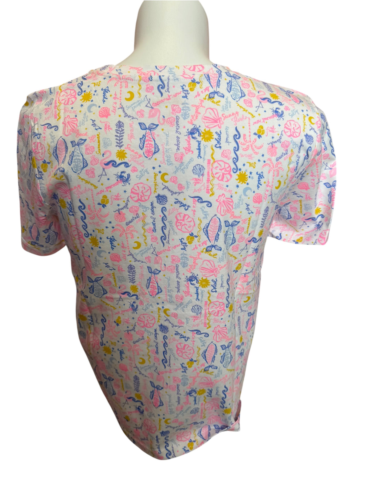 Lilly Pulitzer NWT Barrett Knit Top Multi Summer Serenade - Size L