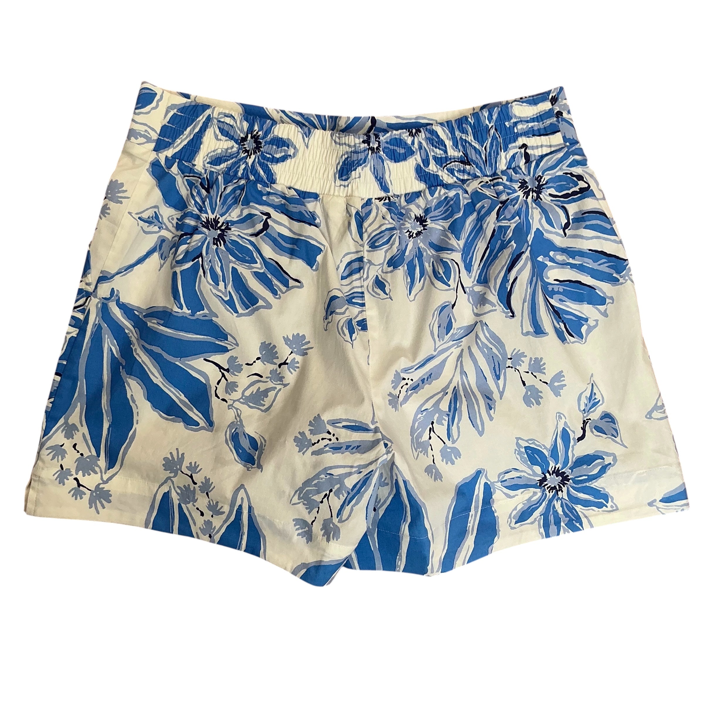 Lilly Pulitzer NWT Alista Stretch Shorts Resort White Jet Set Jungle - Size S