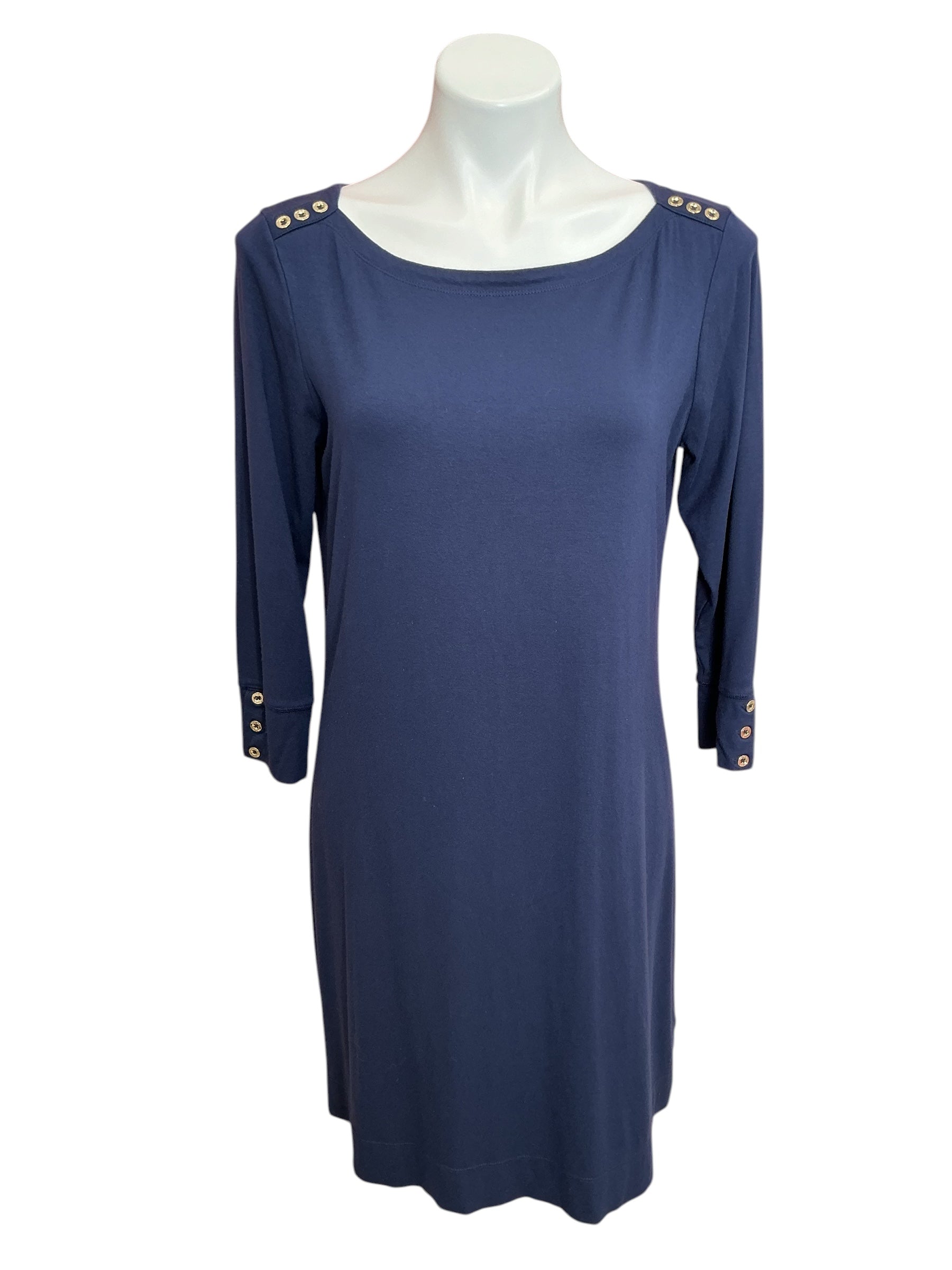 Lilly Pulitzer Long Sleeve Sophie Dress True Navy - Size L