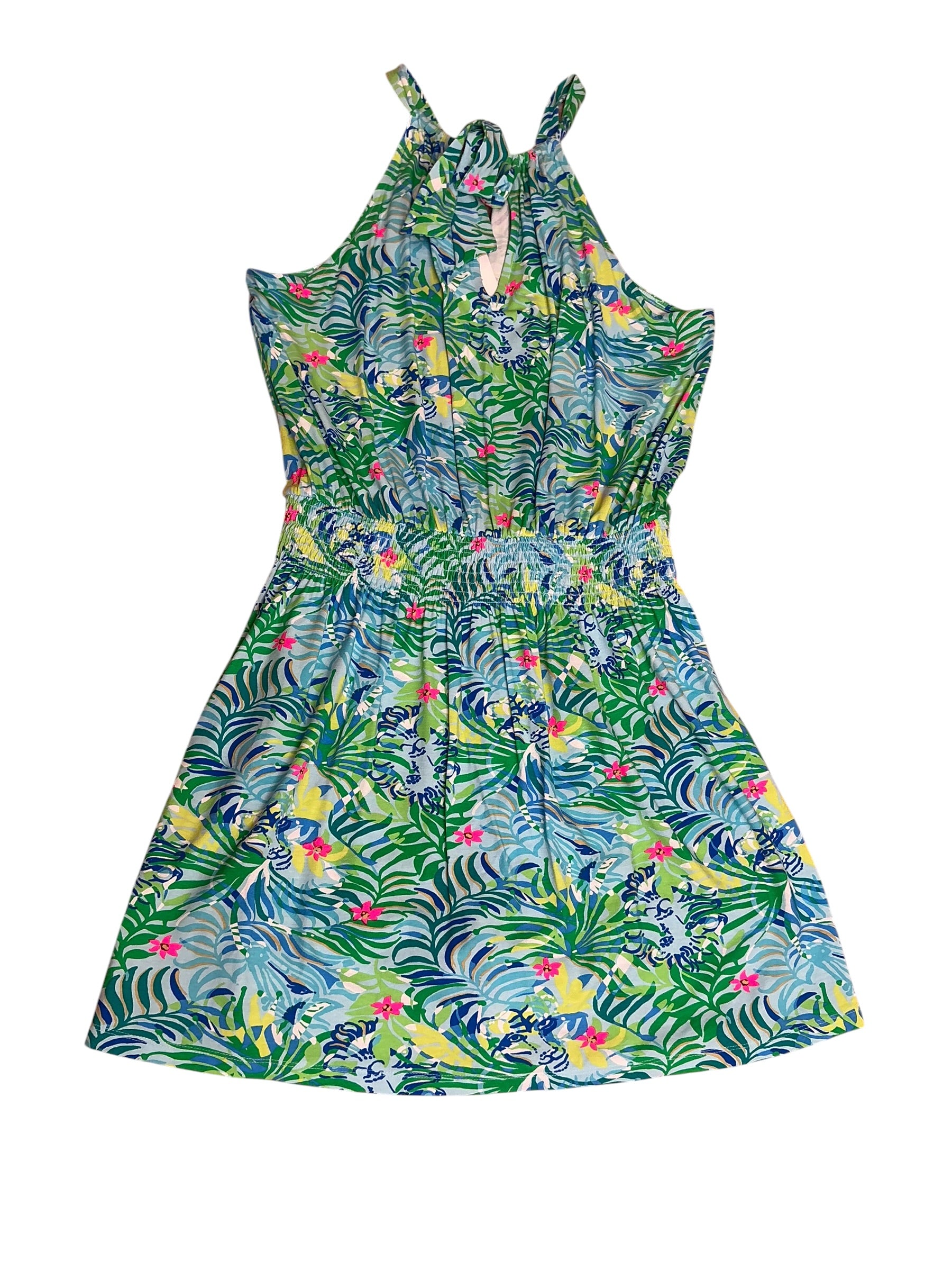 Lilly Pulitzer Shirelle Skirted Romper Multi Via Parigi - Size L