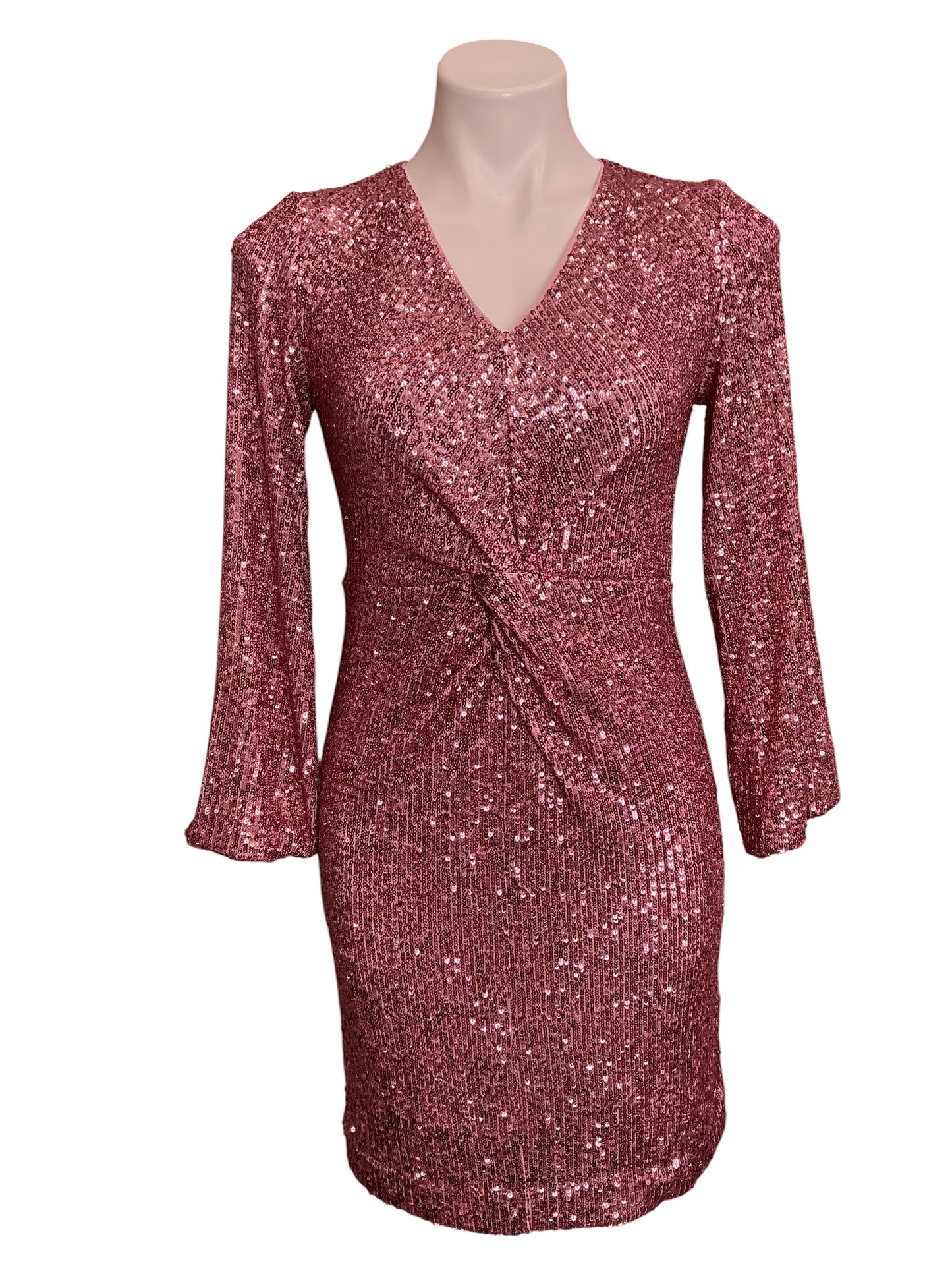 Lilly Pulitzer NWT Estrella Sequin Dress Conch Shell Pink Treasure Box Sequin Knit - Size 00