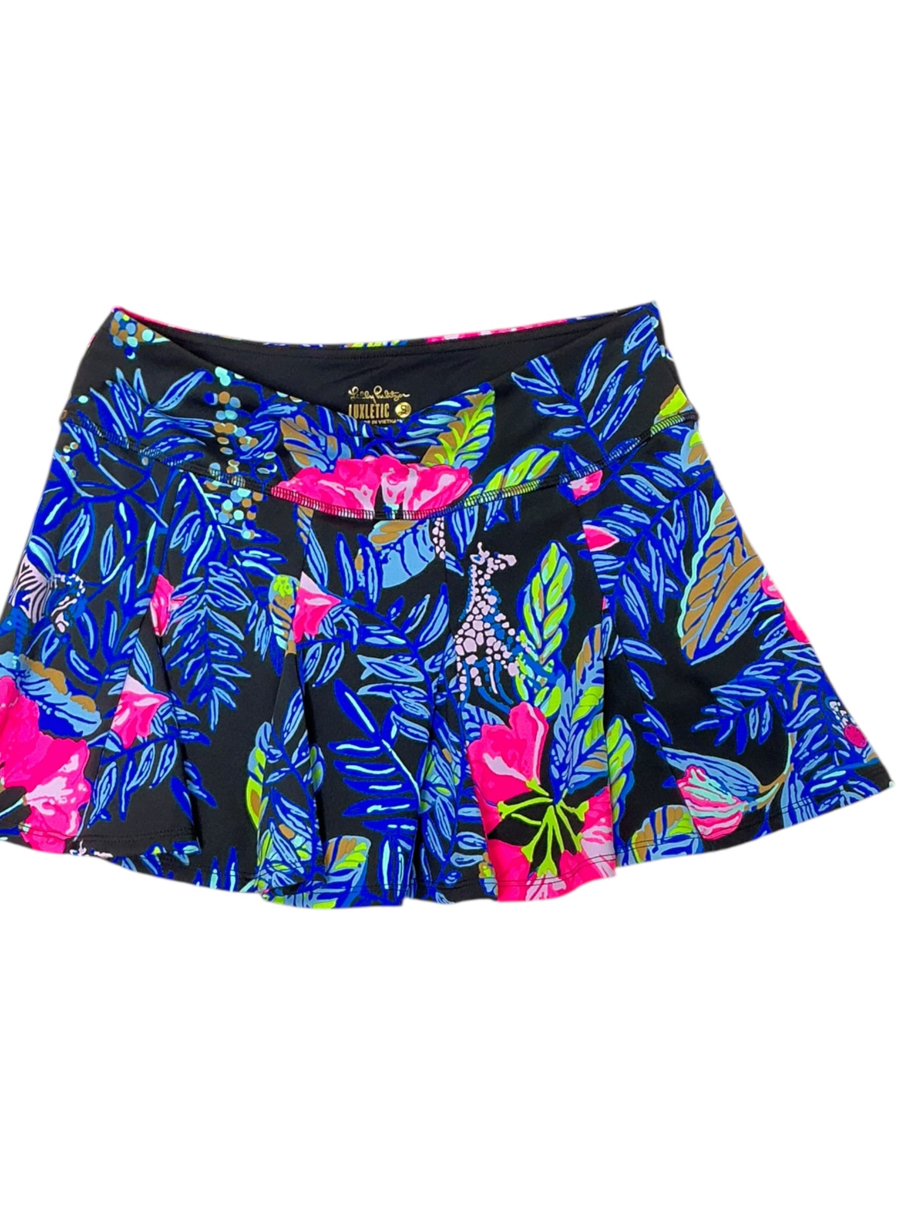 Lilly Pulizter Rosalla Skort UPF 50+ - Onyx Earned Stripes - Size S