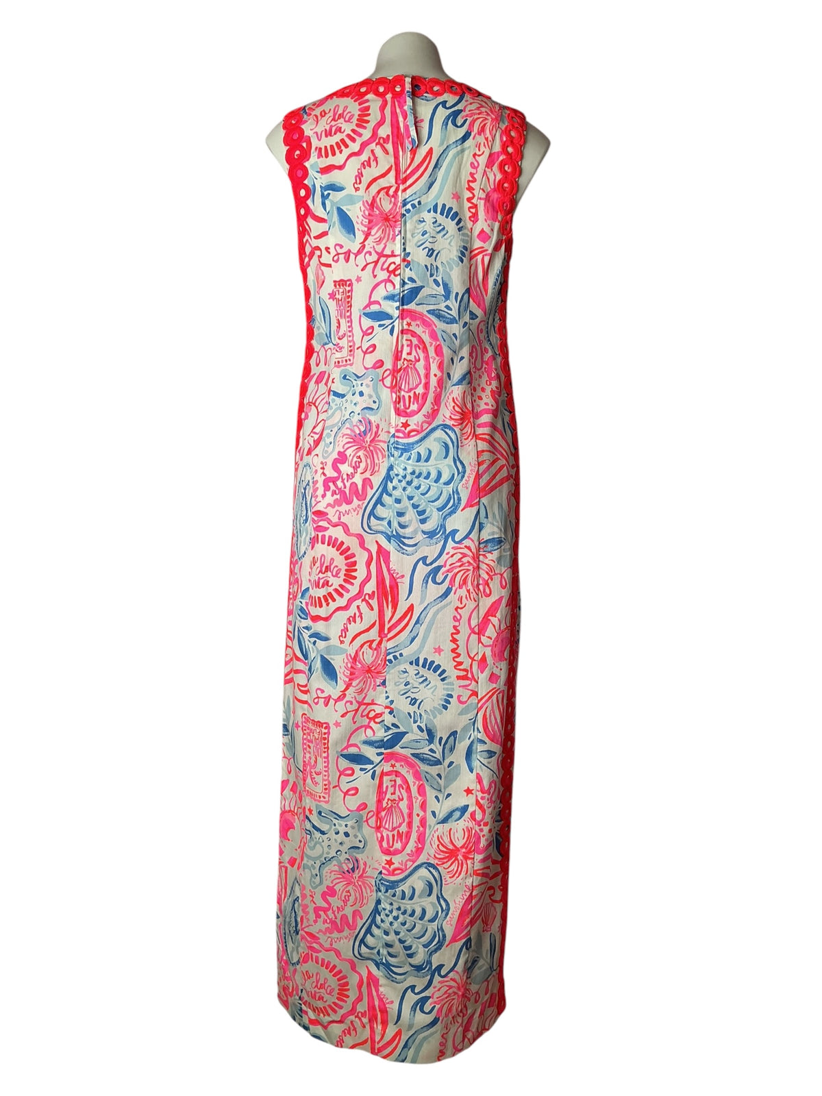 Lilly Pulitzer NWT Sadie Maxi Romper Resort White SunSea Sand - Size 4