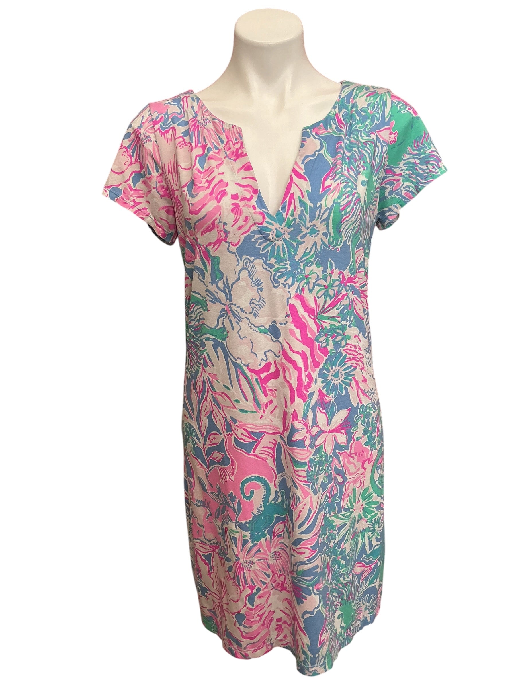Lilly Pulitzer Sophiletta Dress Viva La Lilly - Size L