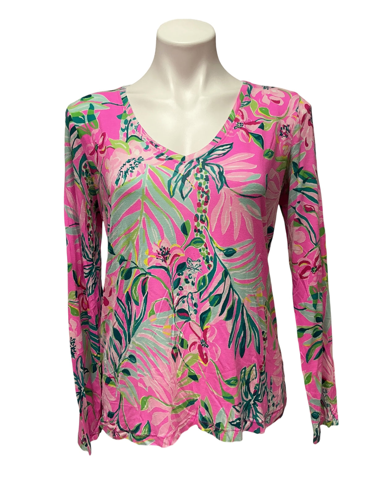 Lilly Pulitzer Pajama Knit Top I'm Feline Fine - Size M