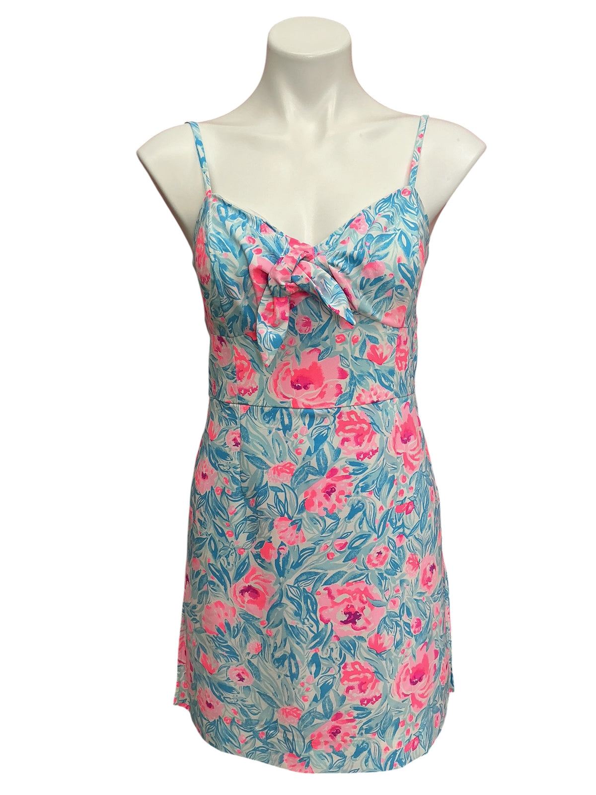 Lilly Pulitzer Shelli Stretch Romper Tropical Punch - Size 4
