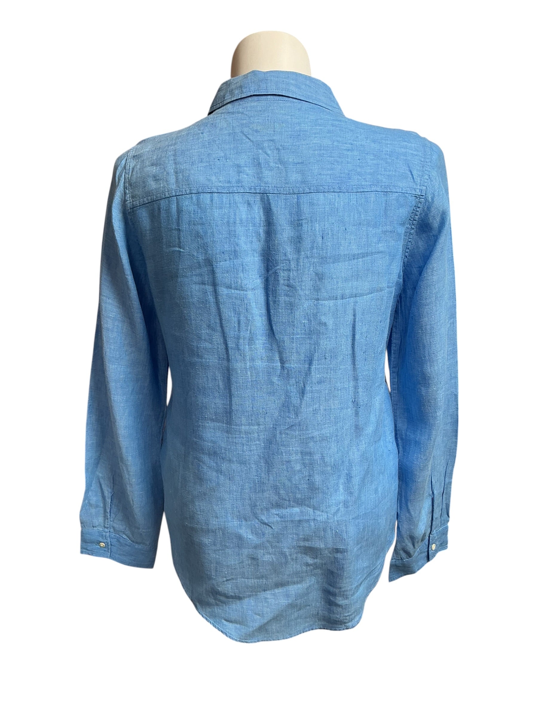 Lilly Pulitzer Sea View Button Down - Beckon Blue - Size L