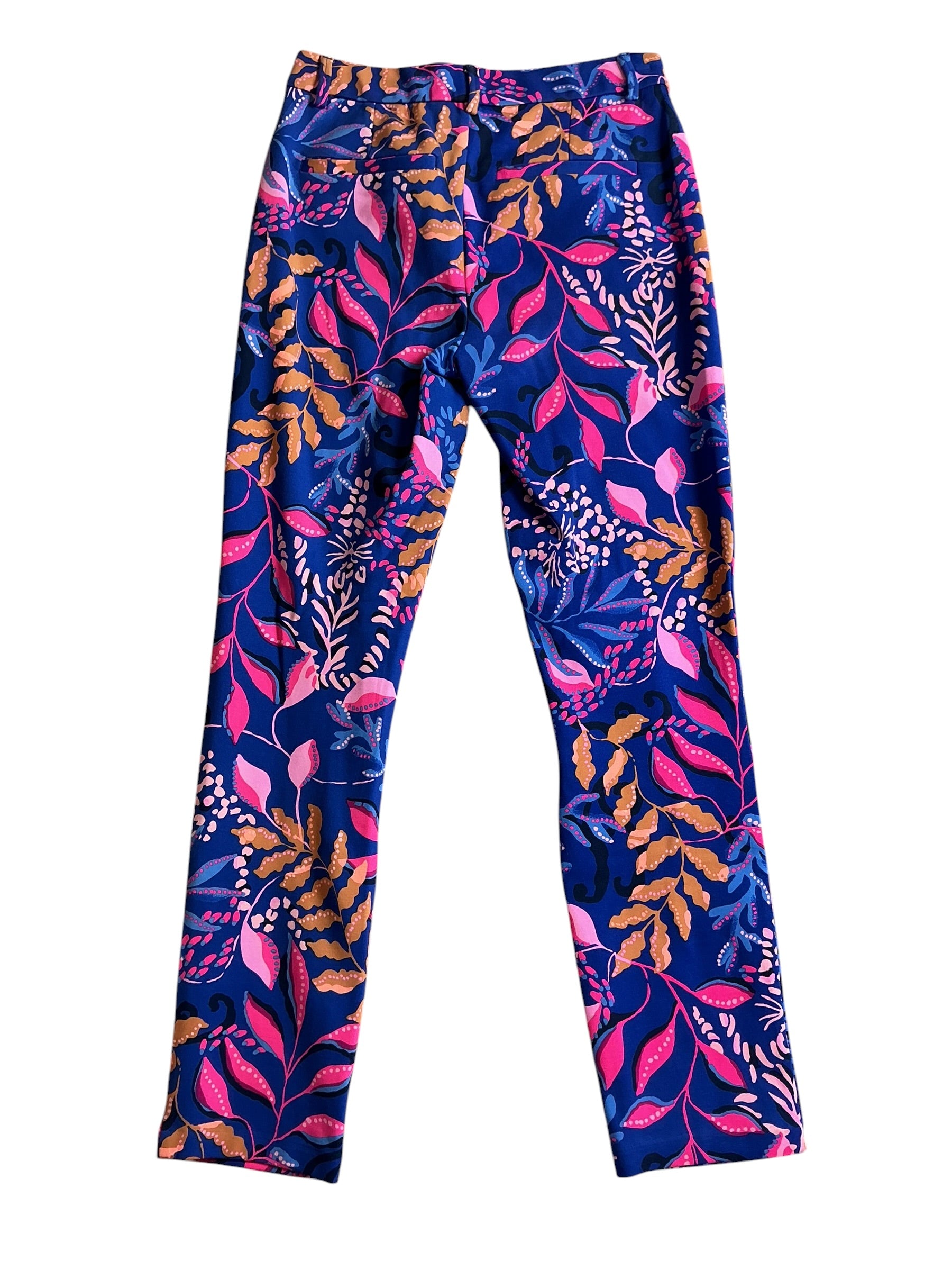 Lilly Pulitzer Kelly Knit Pant - Borealis Blue Absolute Purrfection - Size 2