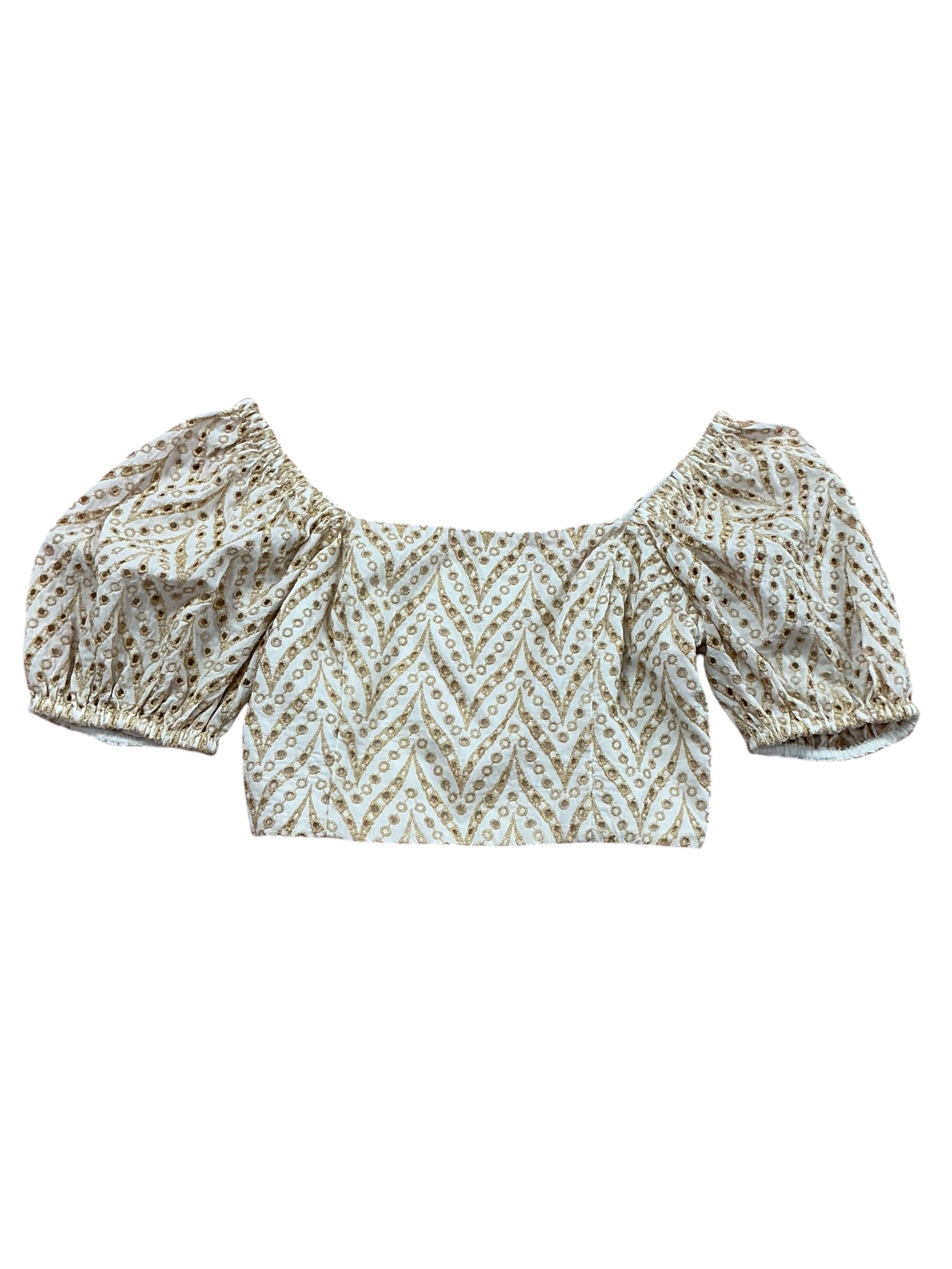 Lilly Pulitzer NWT - Yara Eyelet Set - Sandbar Mermaid Tail Metallic - Size 4