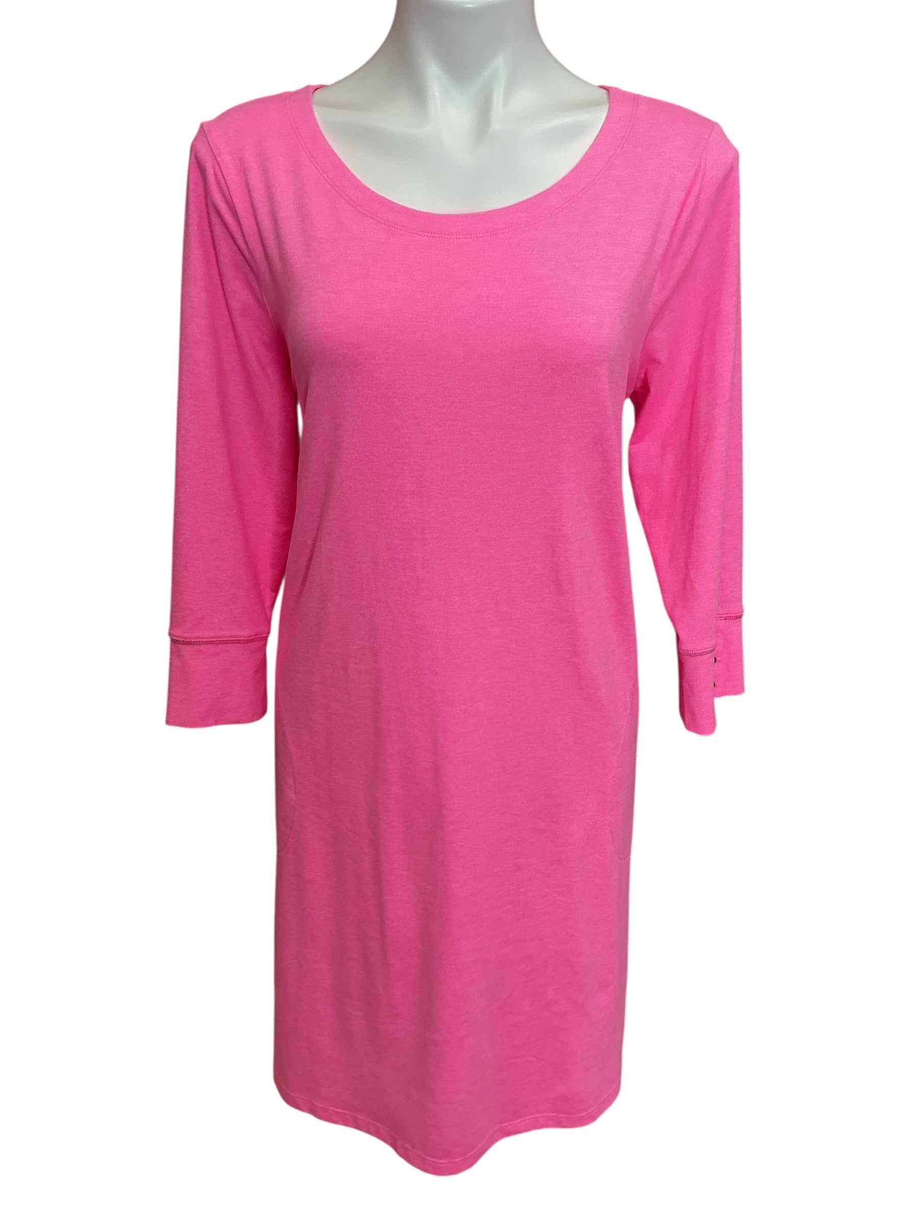 Lilly Pulitzer Eliza 3/4 Sleeve Dress Hotty Pink - Size XL