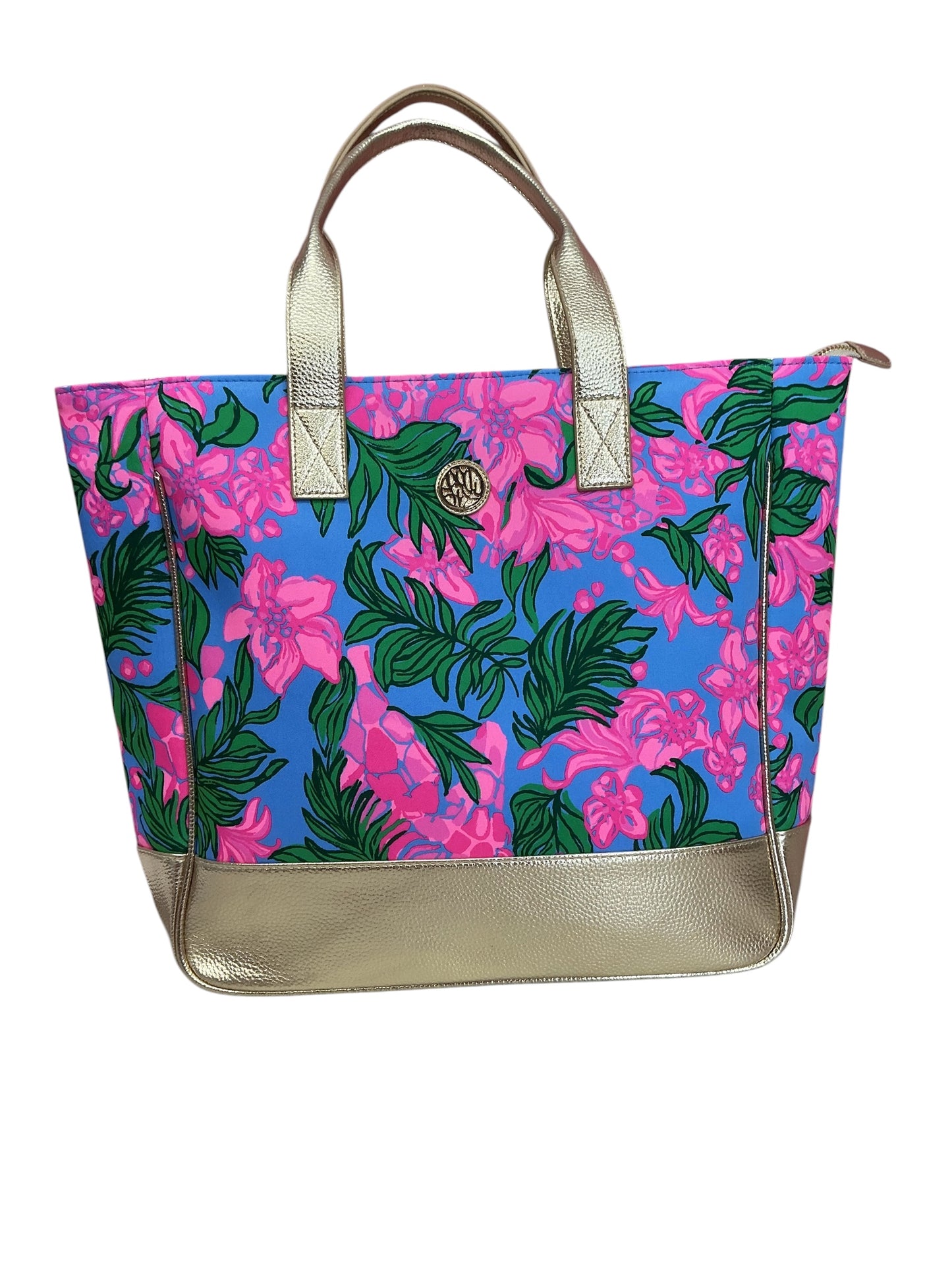 Lilly Pulitzer Art Tote Cerise Pink Safari Sunset