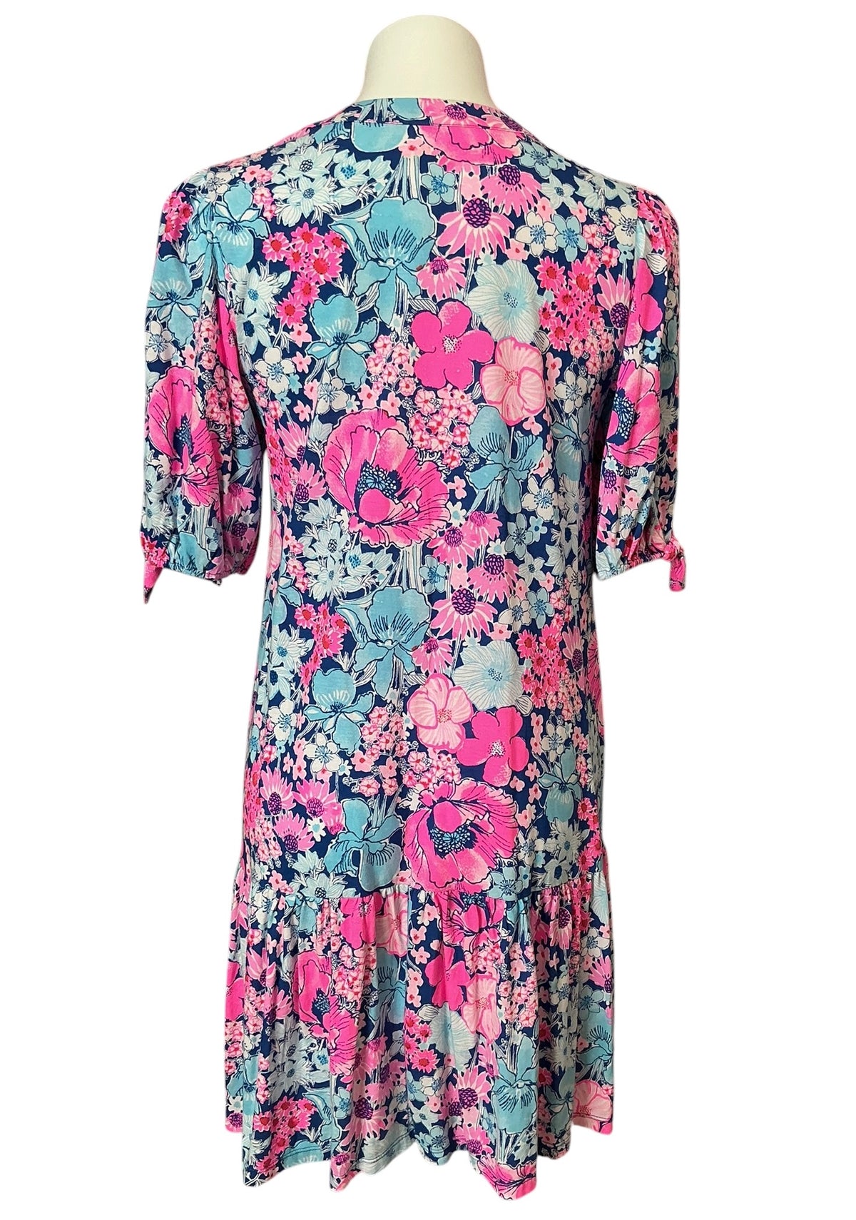 Lilly Pulitzer Shae Dress Starlight Navy In All Her Glory - Size S