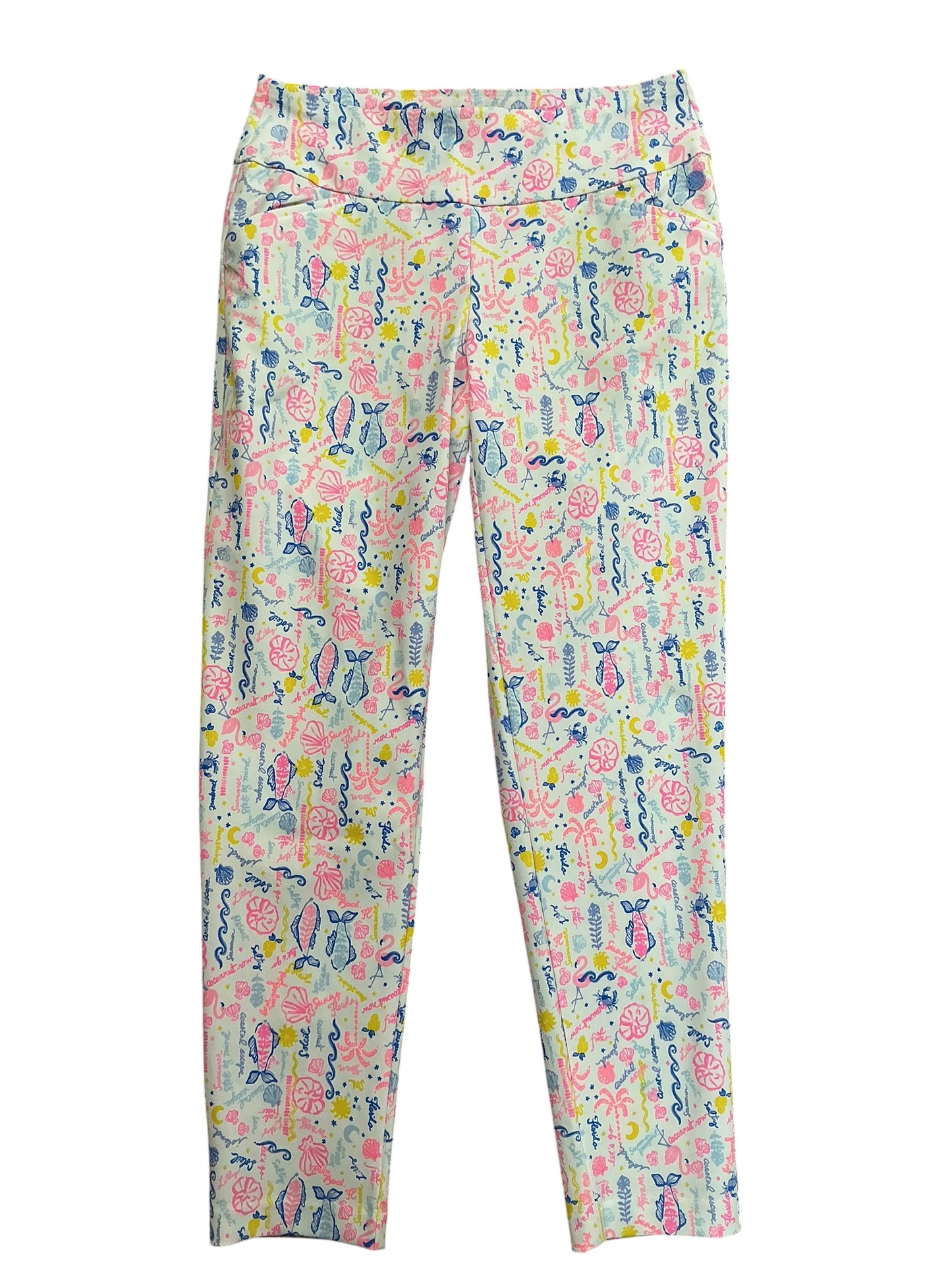 Lilly Pulitzer Corso Pants Multi Summer Serenade Golf - Size 6