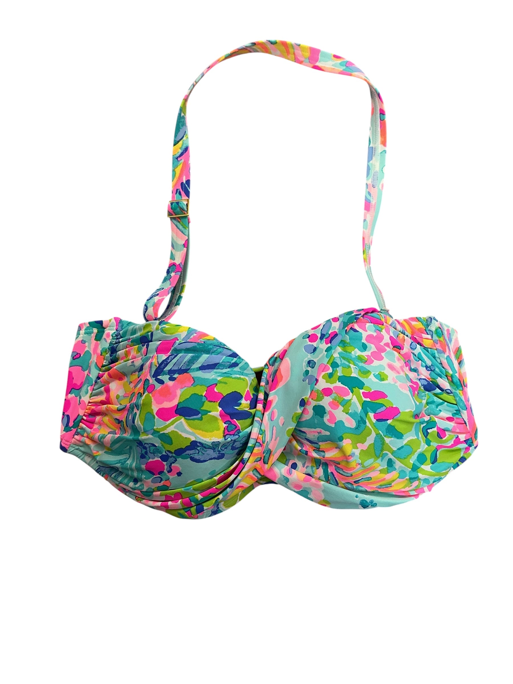 Lilly Pulitzer Blossom Underwire Bikini Top Catch The Wave - Size 8