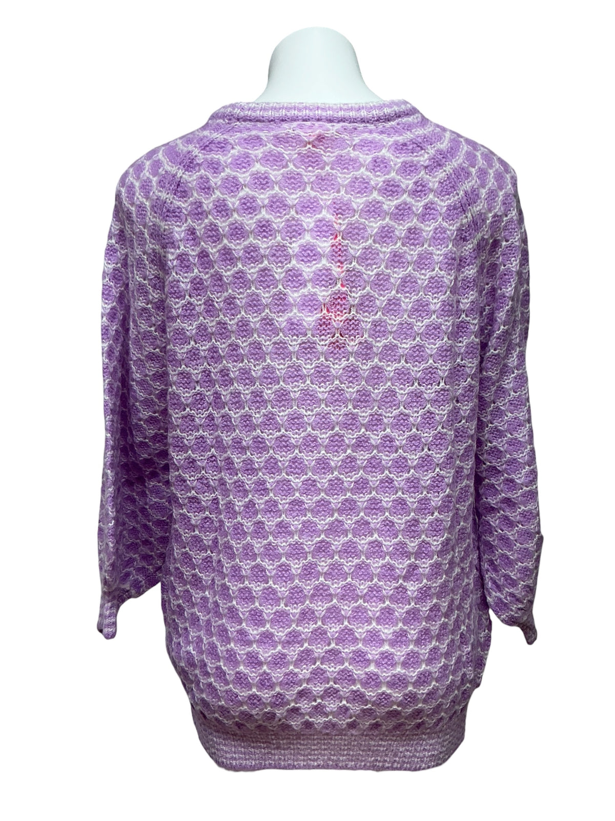 Lilly Pulitzer NWT Corabelle Sweater Purple Iris Honeycomb - Size L