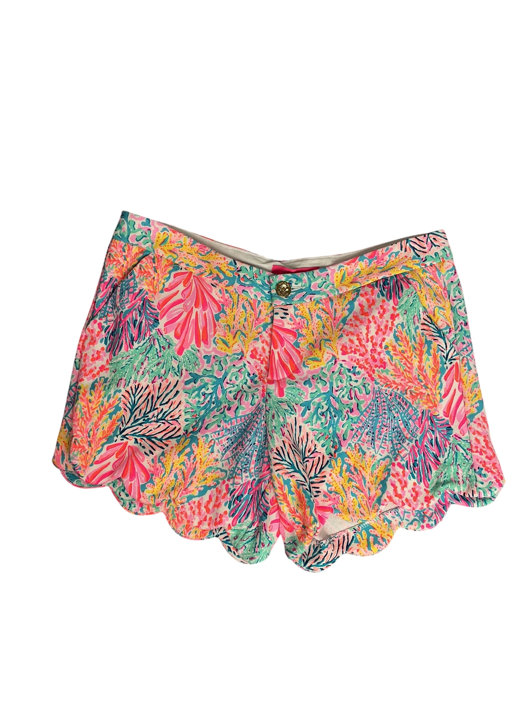 Lilly Pulitzer Buttercup Knit Short Multi Splash Dance - Size 10