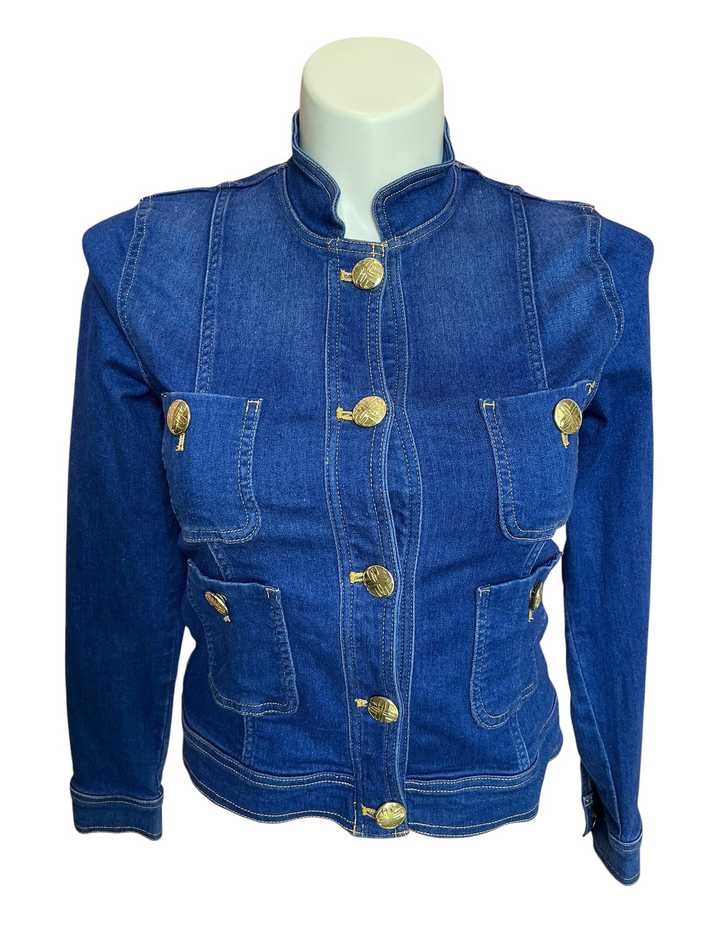 Lilly Pulitzer Shepa Denim Jacket Medium Wash - Size S
