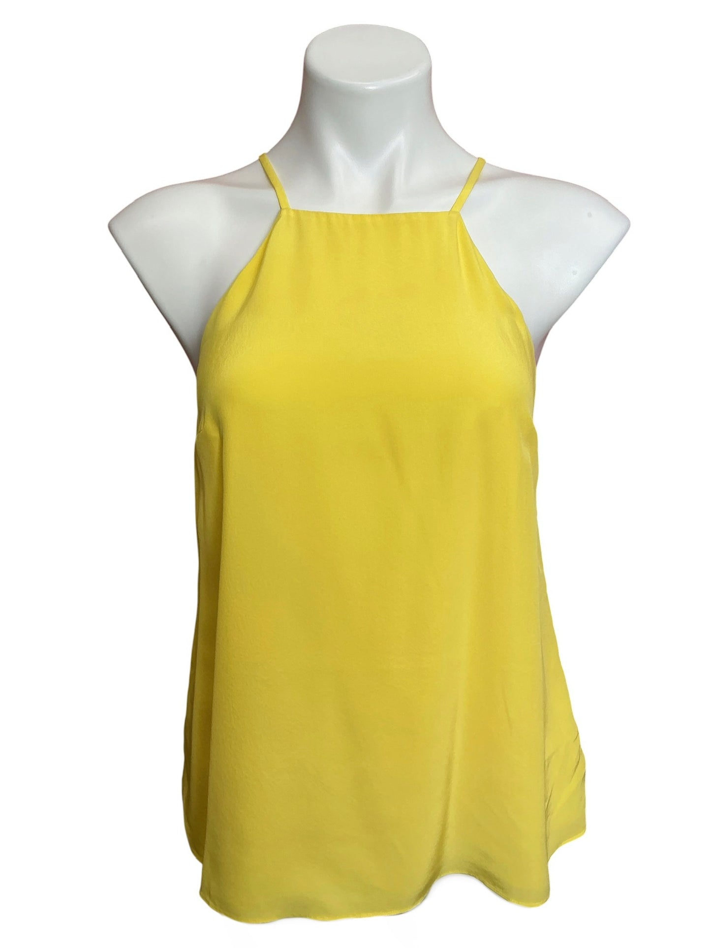 Lilly Pulitzer Rae Silk Top Lilly’s Lemon - Size S