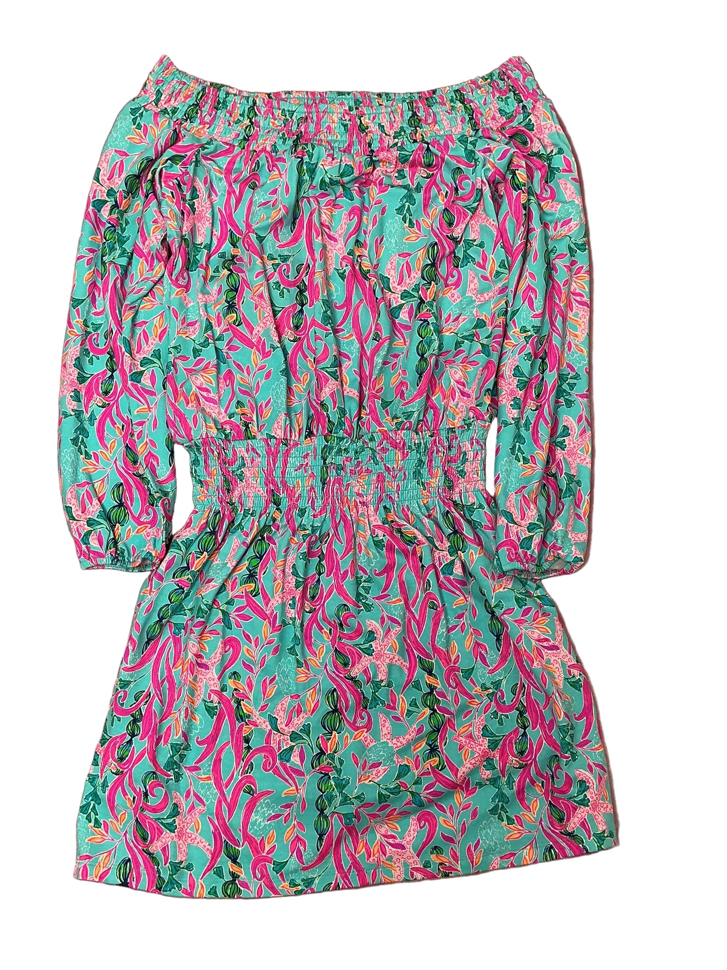 Lilly Pulitzer NWT - Cayla Off The Shoulder - Multi Seaweed Samba - Size XS