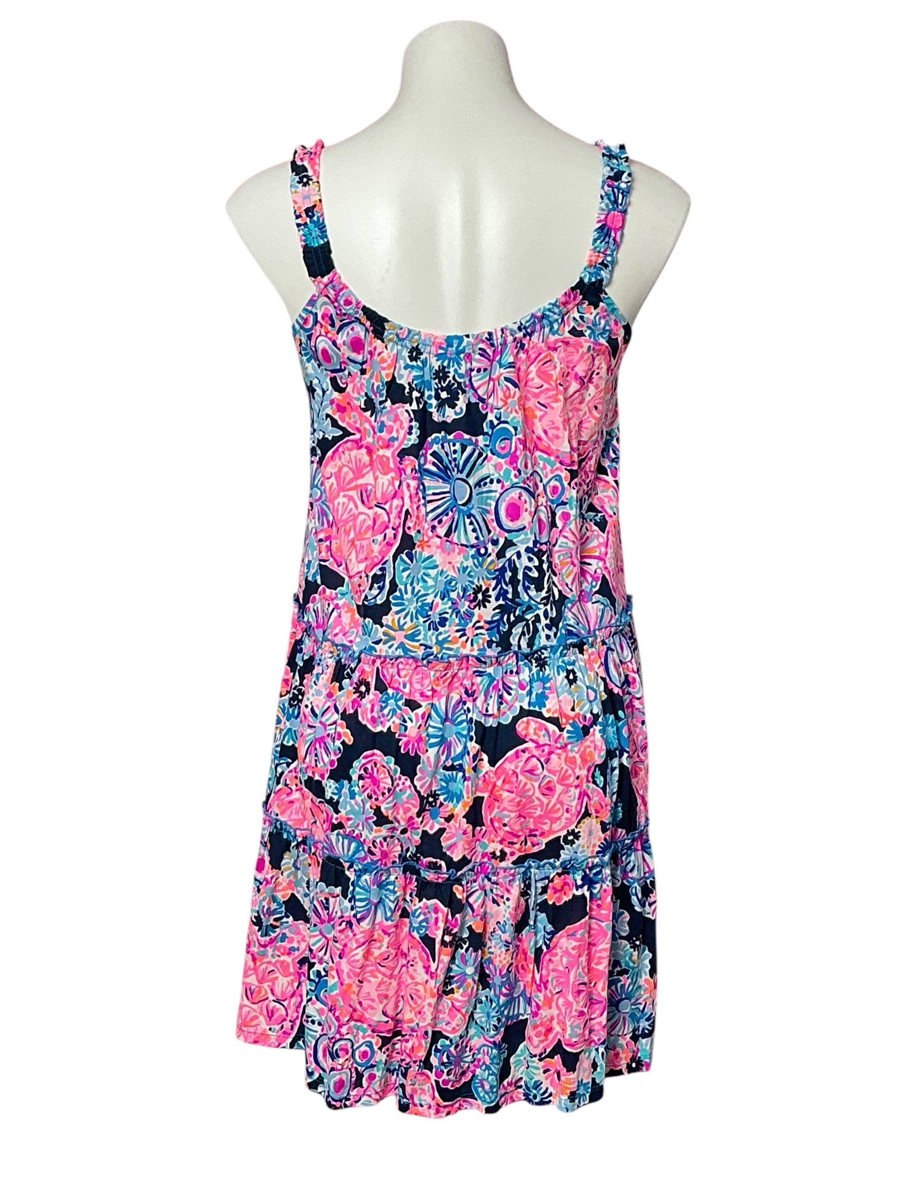 Lilly Pulitzer NWT - Loro Dress - High Tide Navy In Turtle Amazement - Size XS