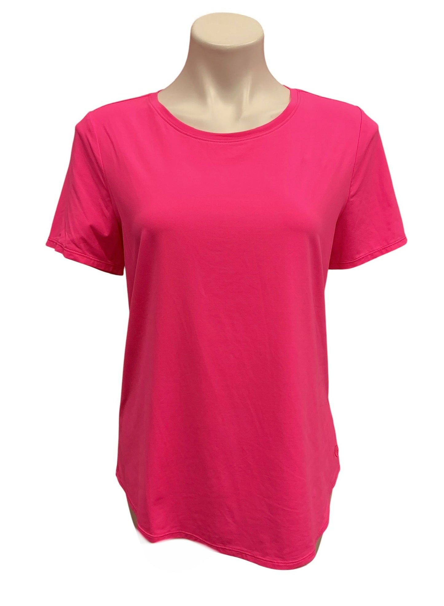 Lilly Pulitzer NWT Westley Active Tee UPF 50+ Cherry Blossom Pink - Size M