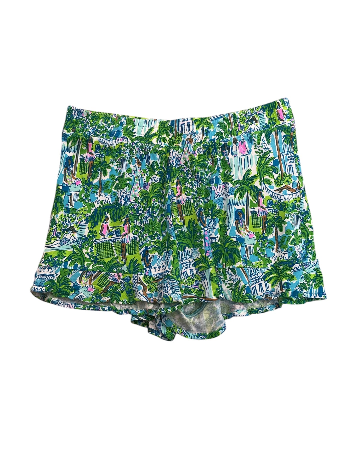 Lilly Pulitzer Backcourt Shorts Serving It Up - Size S