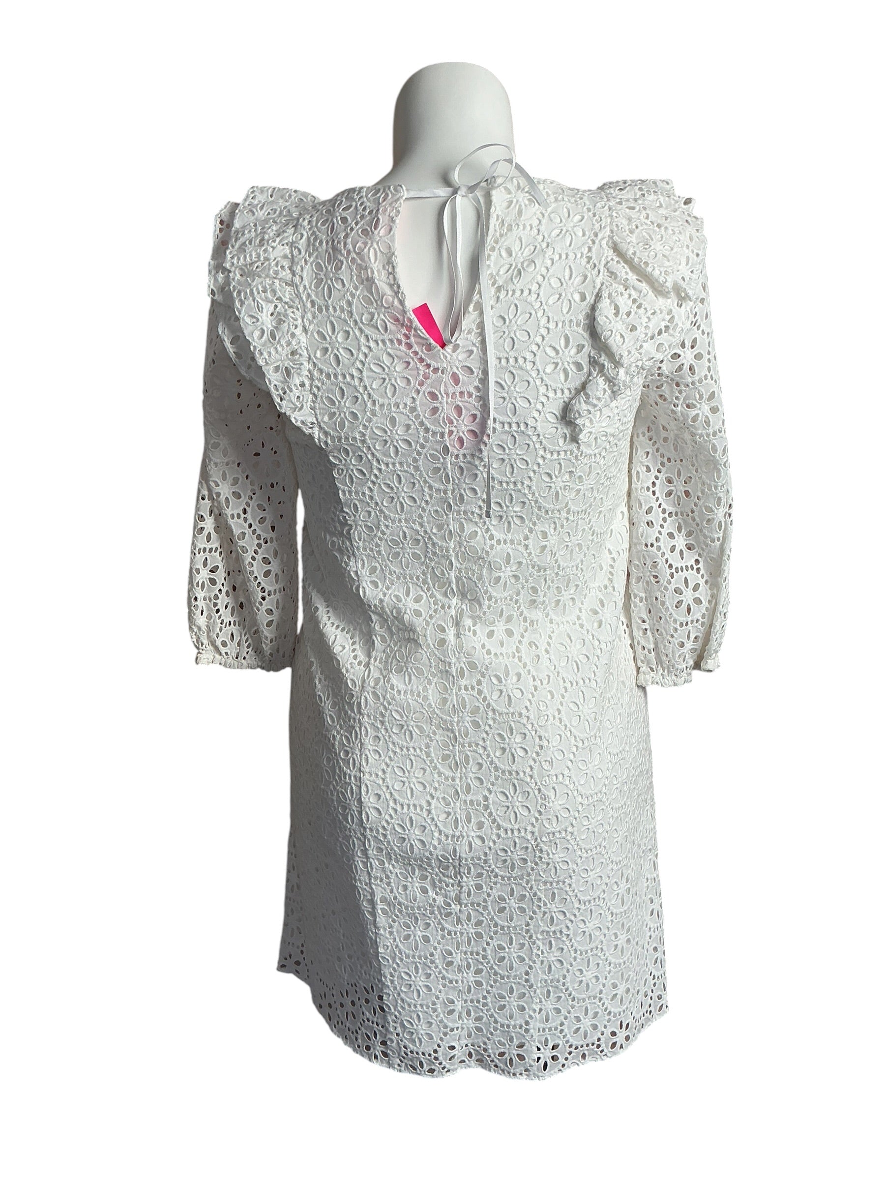 Lilly Pulitzer NWT Primm Dress Resort White Petite Sand Dollar Eyelet - Size M