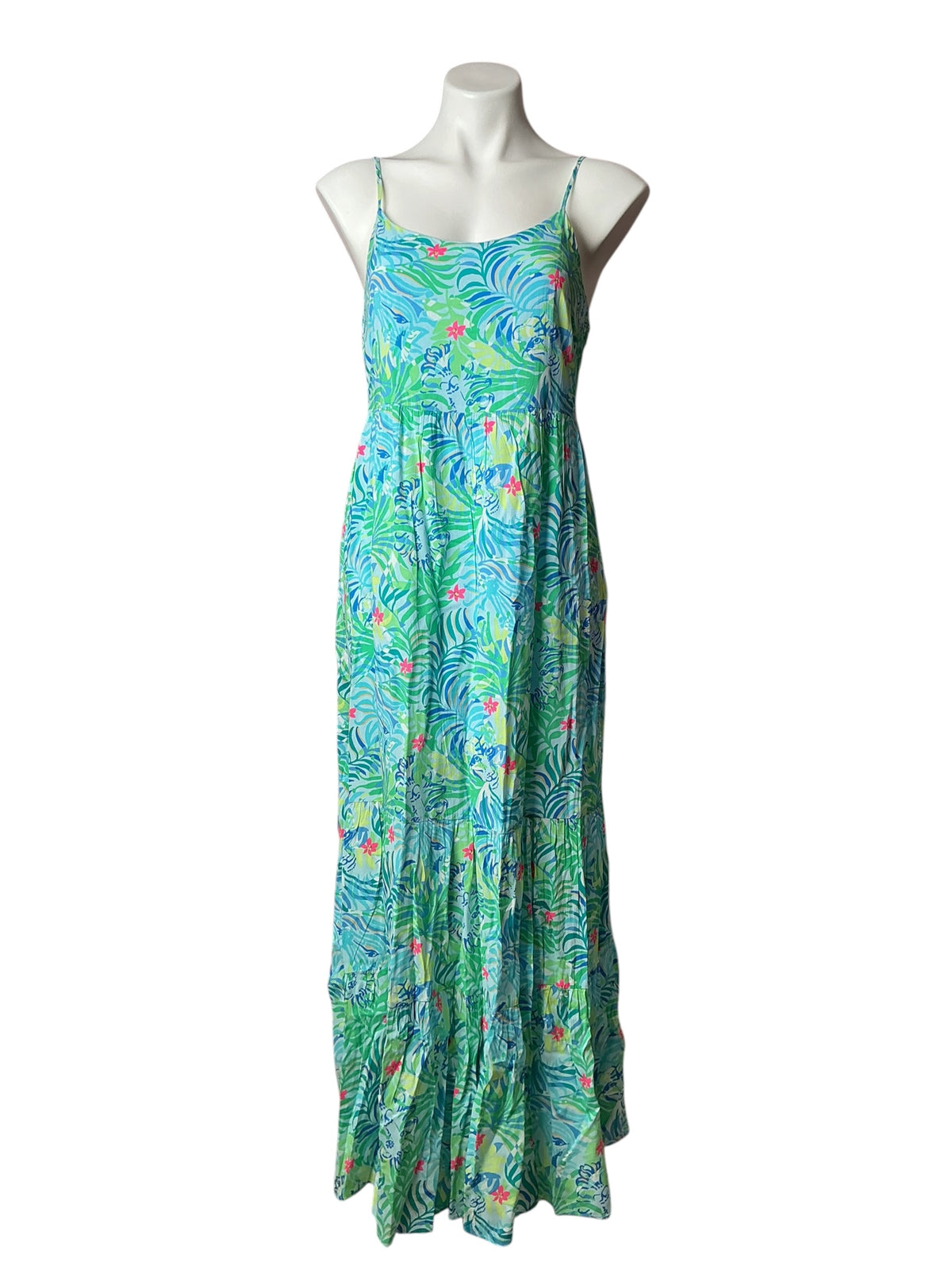 Lilly Pulitzer Teresa Maxi Dress Multi Via Parigi - Size XL