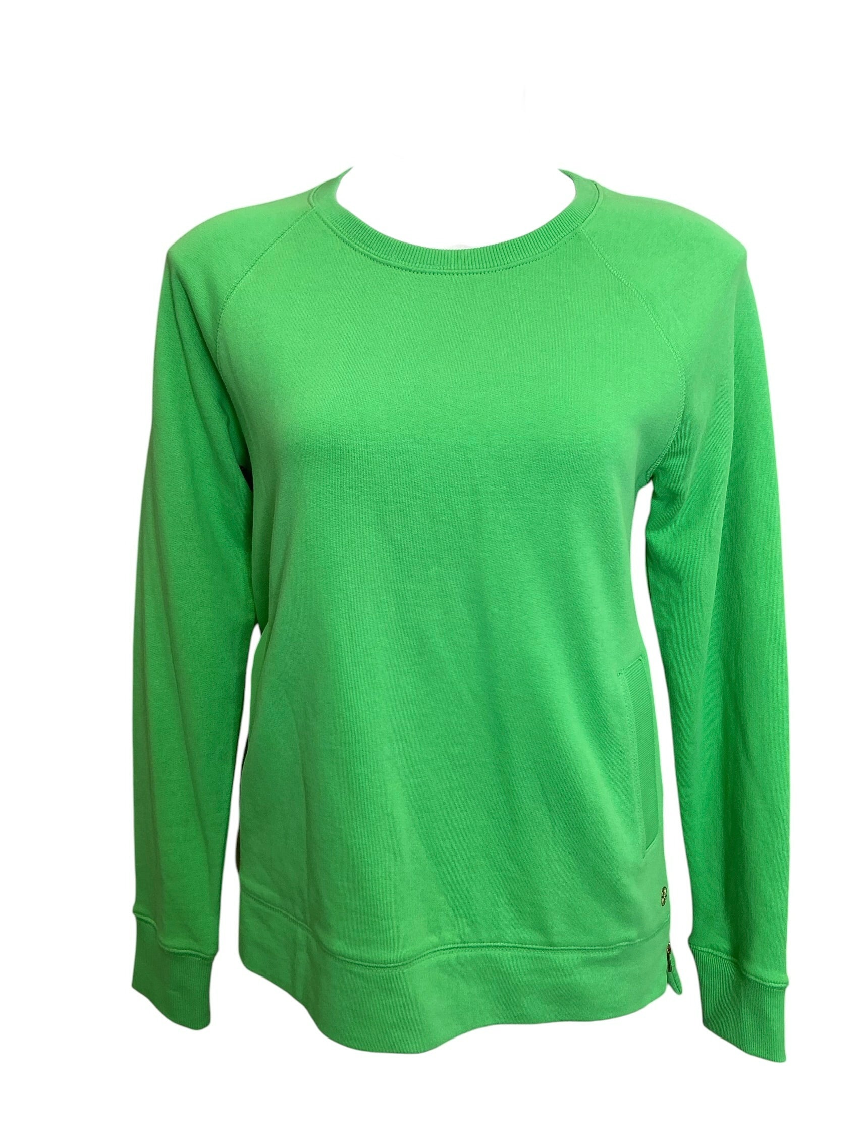 Lilly Pulitzer Luxletic Beach Comber Pullover Cabana Green - Size S