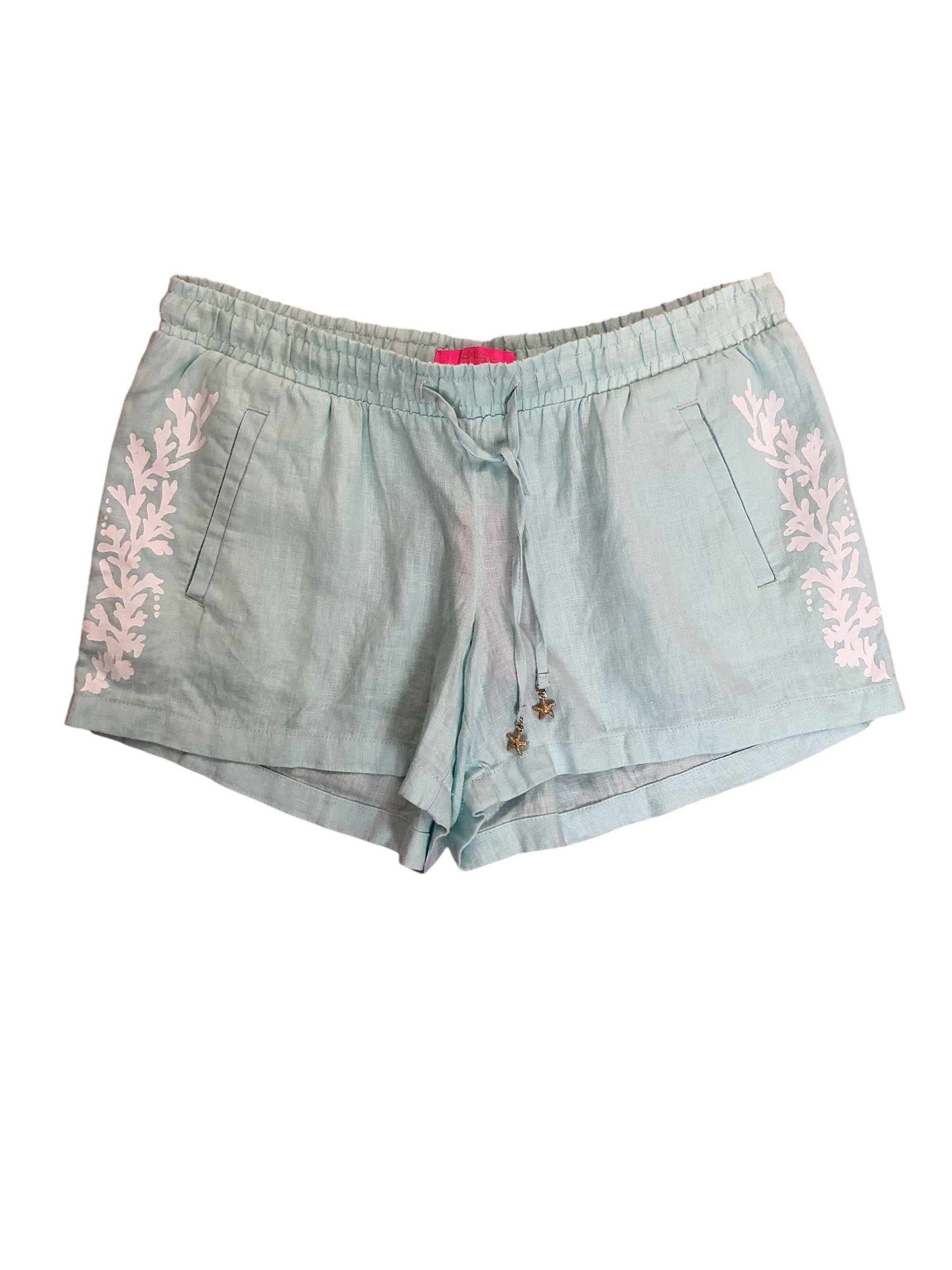 Lilly Pulitzer NWT Baybreeze Shorts Whisper Blue - Size M