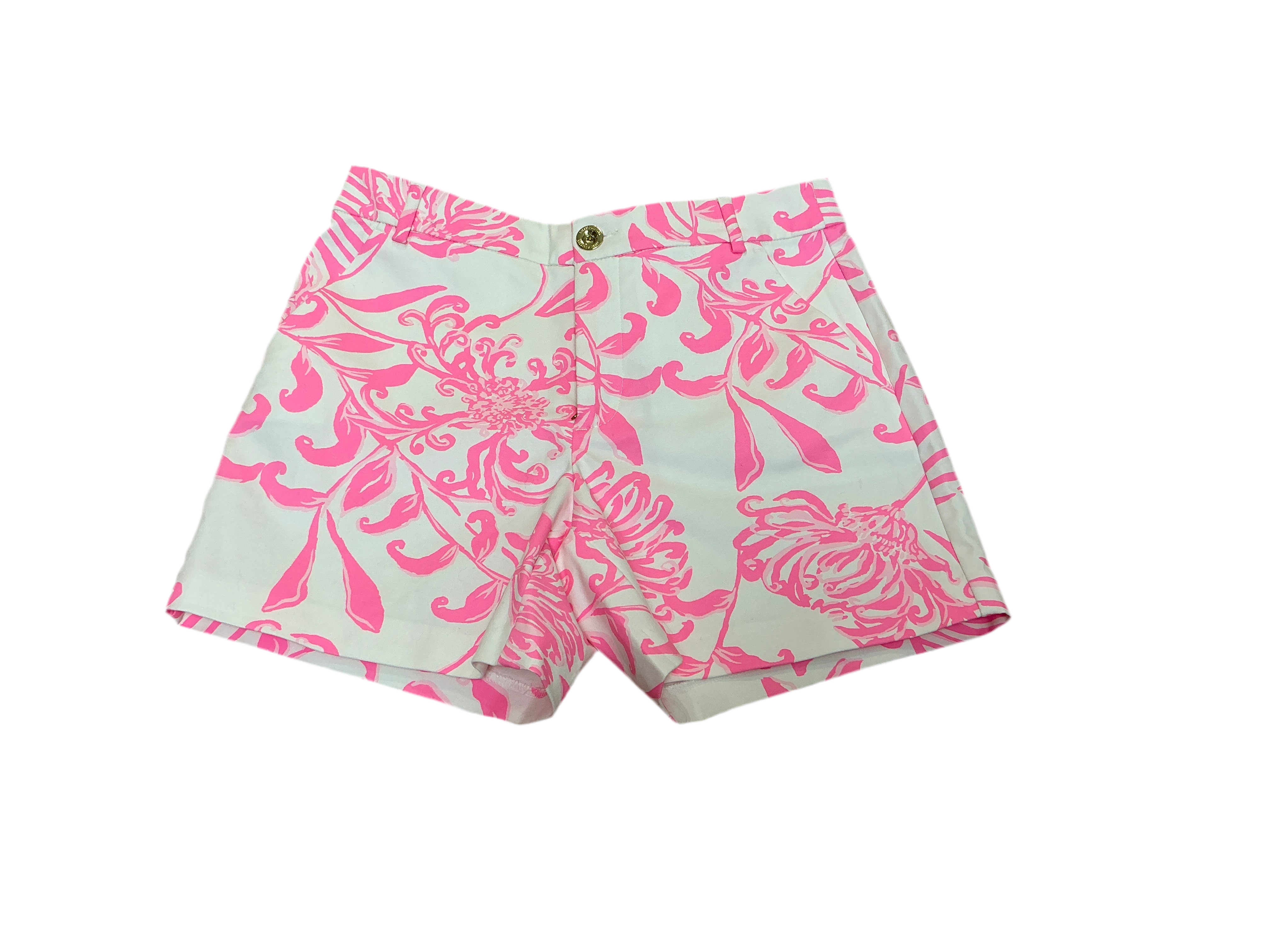 Lilly Pulitzer Gretchen High Rise Short , Rousseau Pink, Size 4