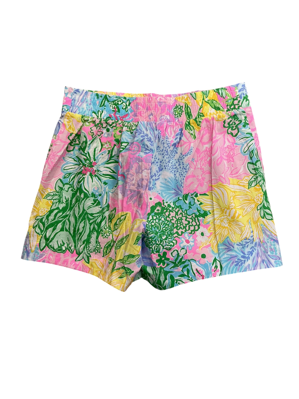 Lilly Pulitzer NWT Alista Stretch Shorts Multi Bright Delight Patch - Size S