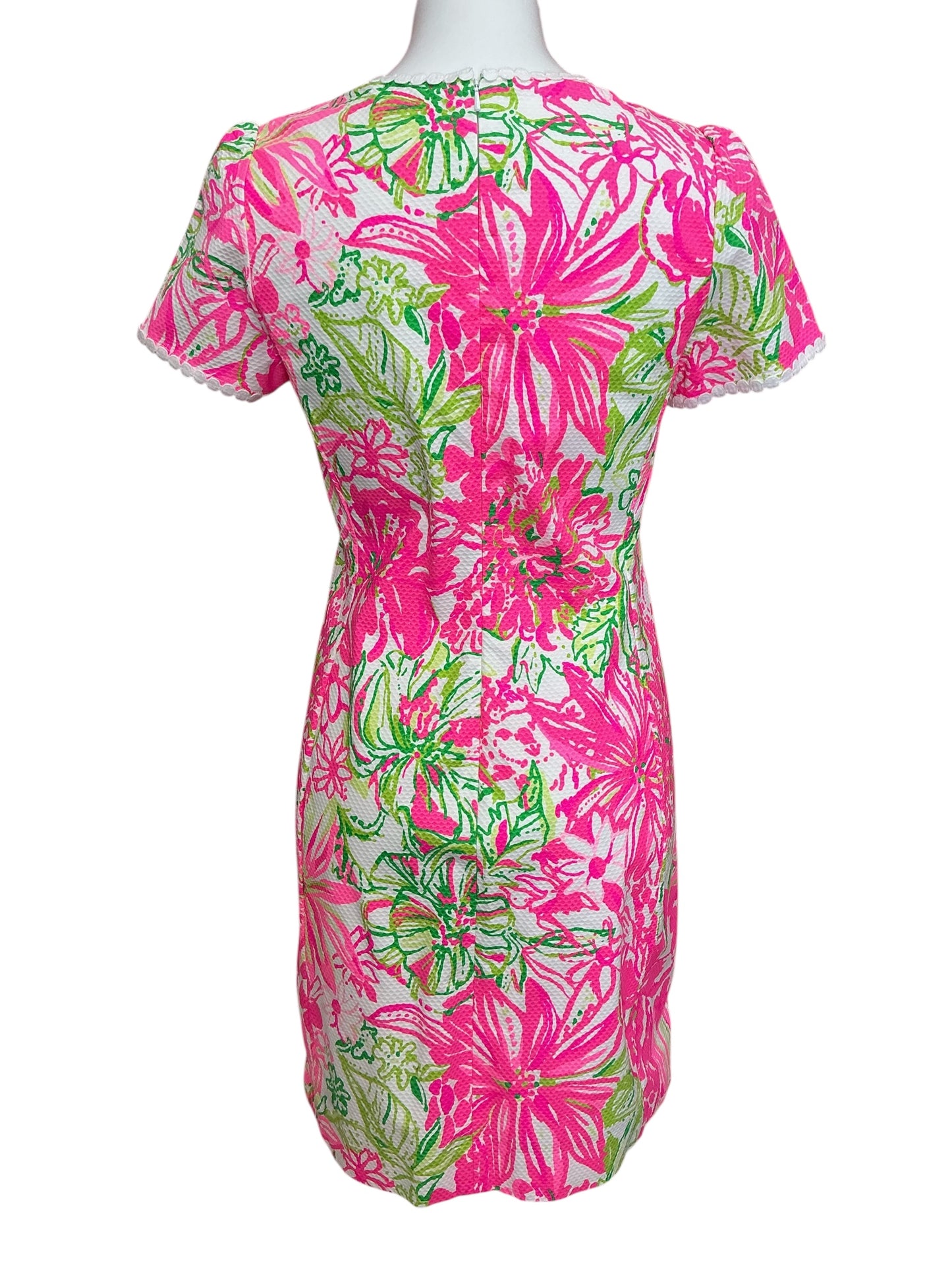 Lilly Pulitzer Maisie Stretch Shift Dress Resort White Koala Me Maybe - Size 4