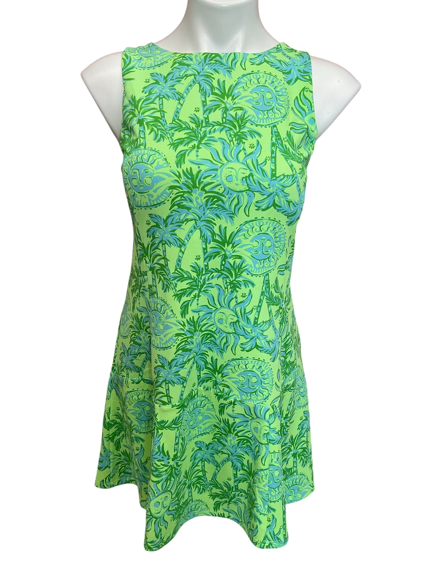 Lilly Pulitzer NWT Westley Active Dress UPF 50+ Cool Mint Catchin Rays - Size XL