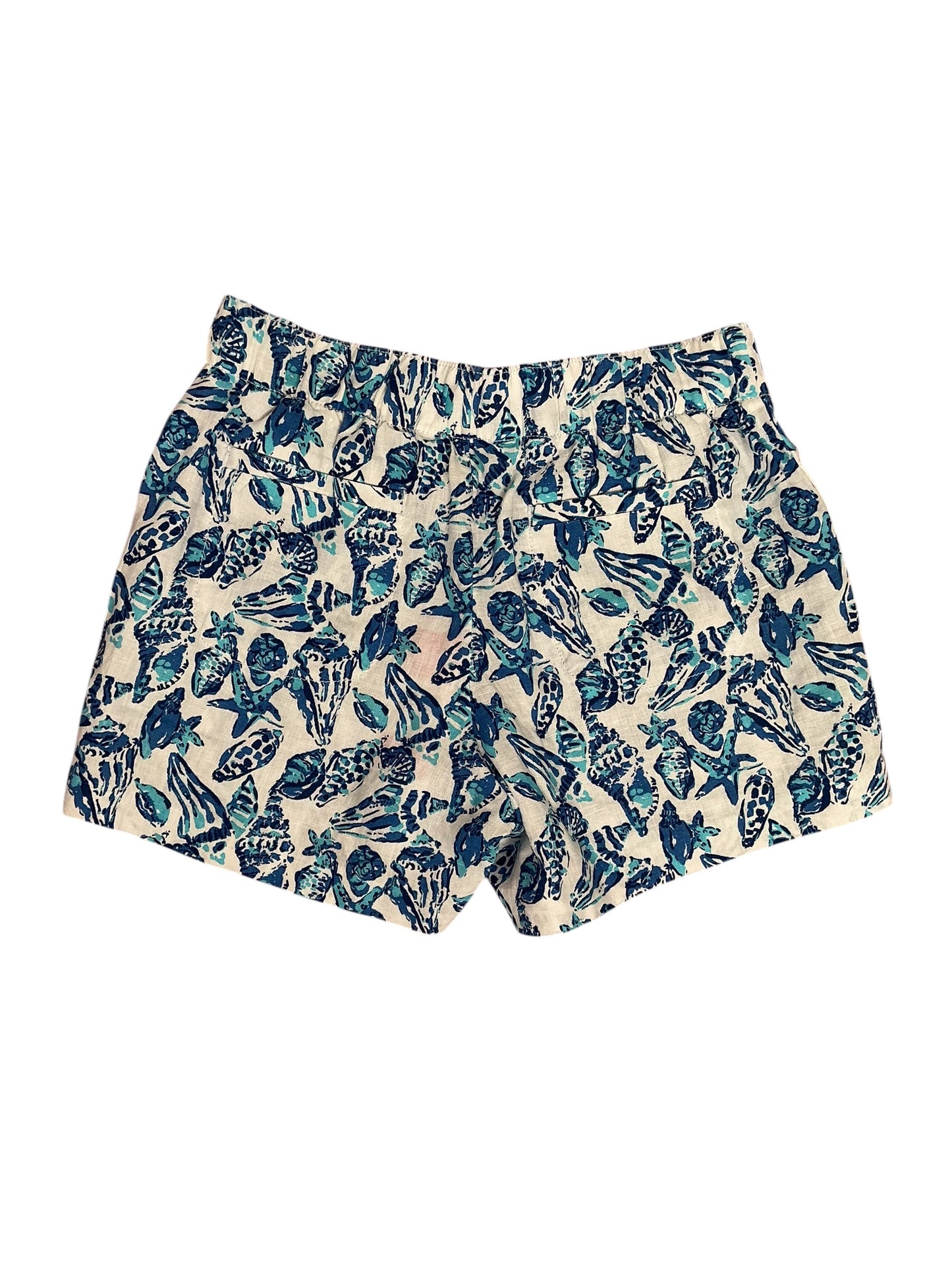 Lilly Pulitzer NWT Lilo Linen Short Resort White Shell Collector - Size XS