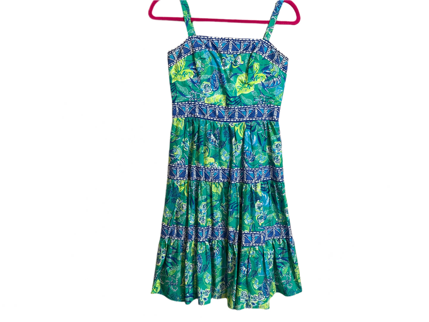 Lily Pulitzer Casidee Floral Tiered Dress - Size 0