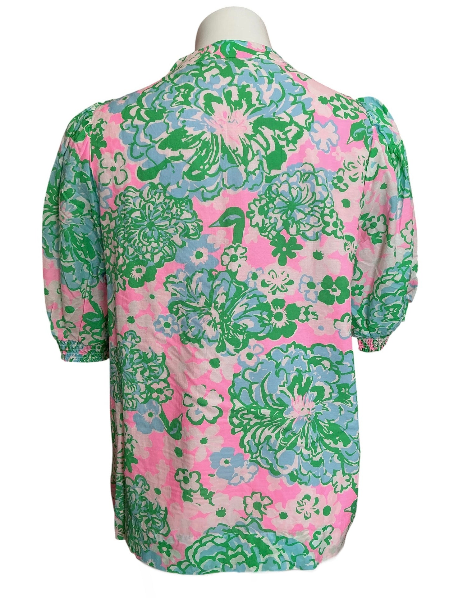 Lilly Pulitzer Brinelle Top Multi Lilly Garden - Size L