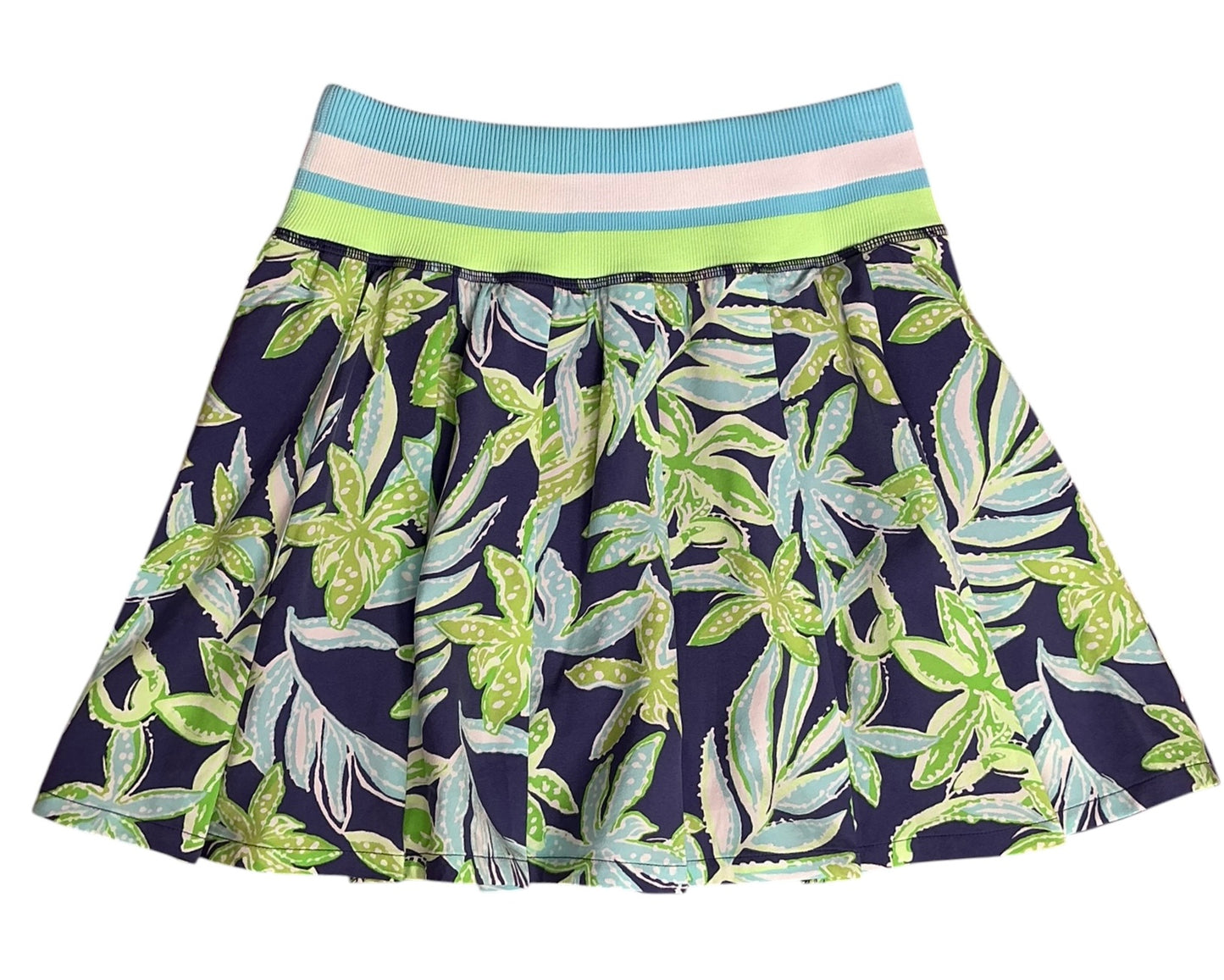 Lilly Pulitzer NWT Cosmina High Rise Skort Sapphire Pool Tropical Tango - Size XS