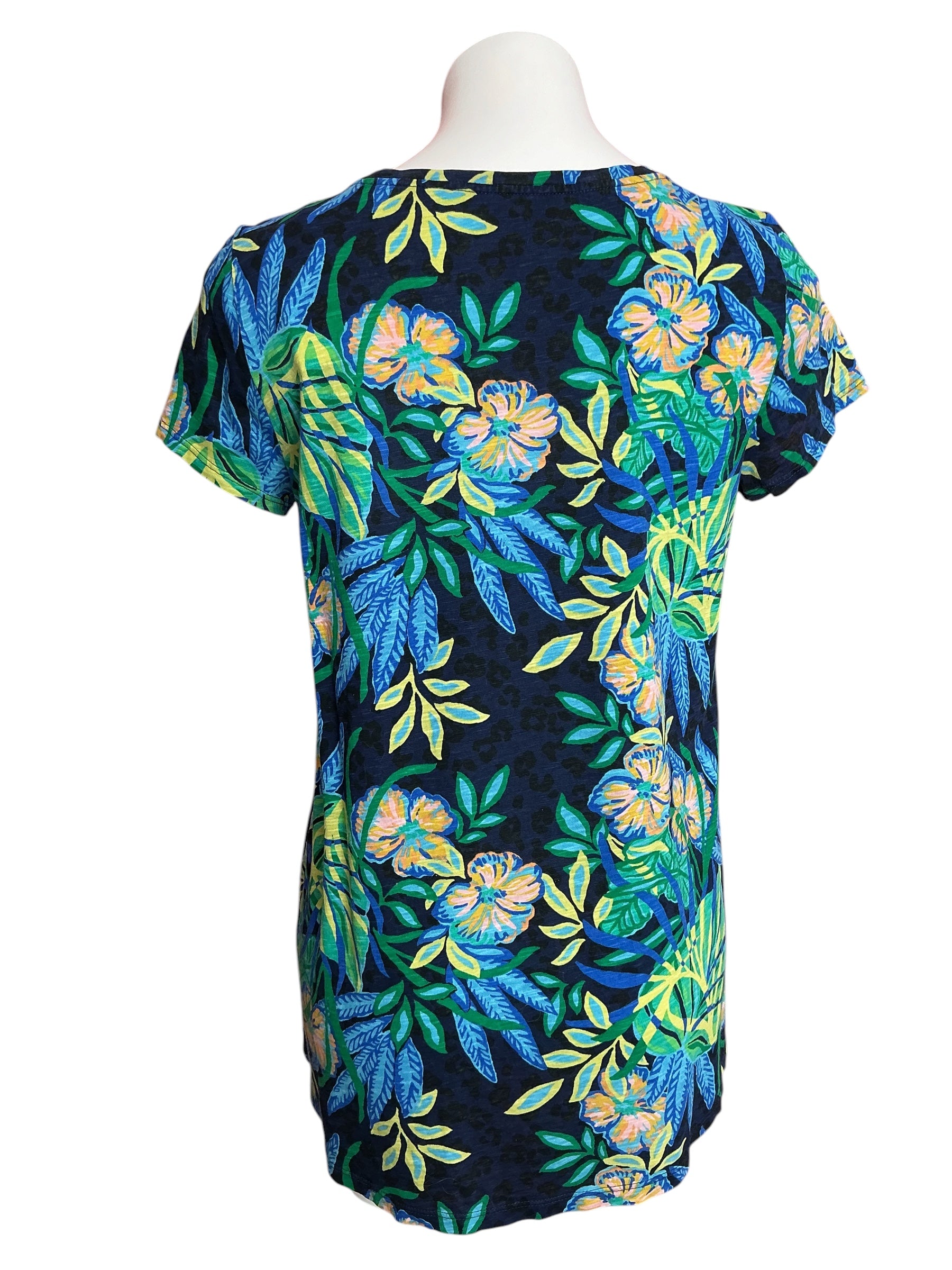 Lilly Pulitzer Etta Scoop Neck Top The Hottest Spot - Size M